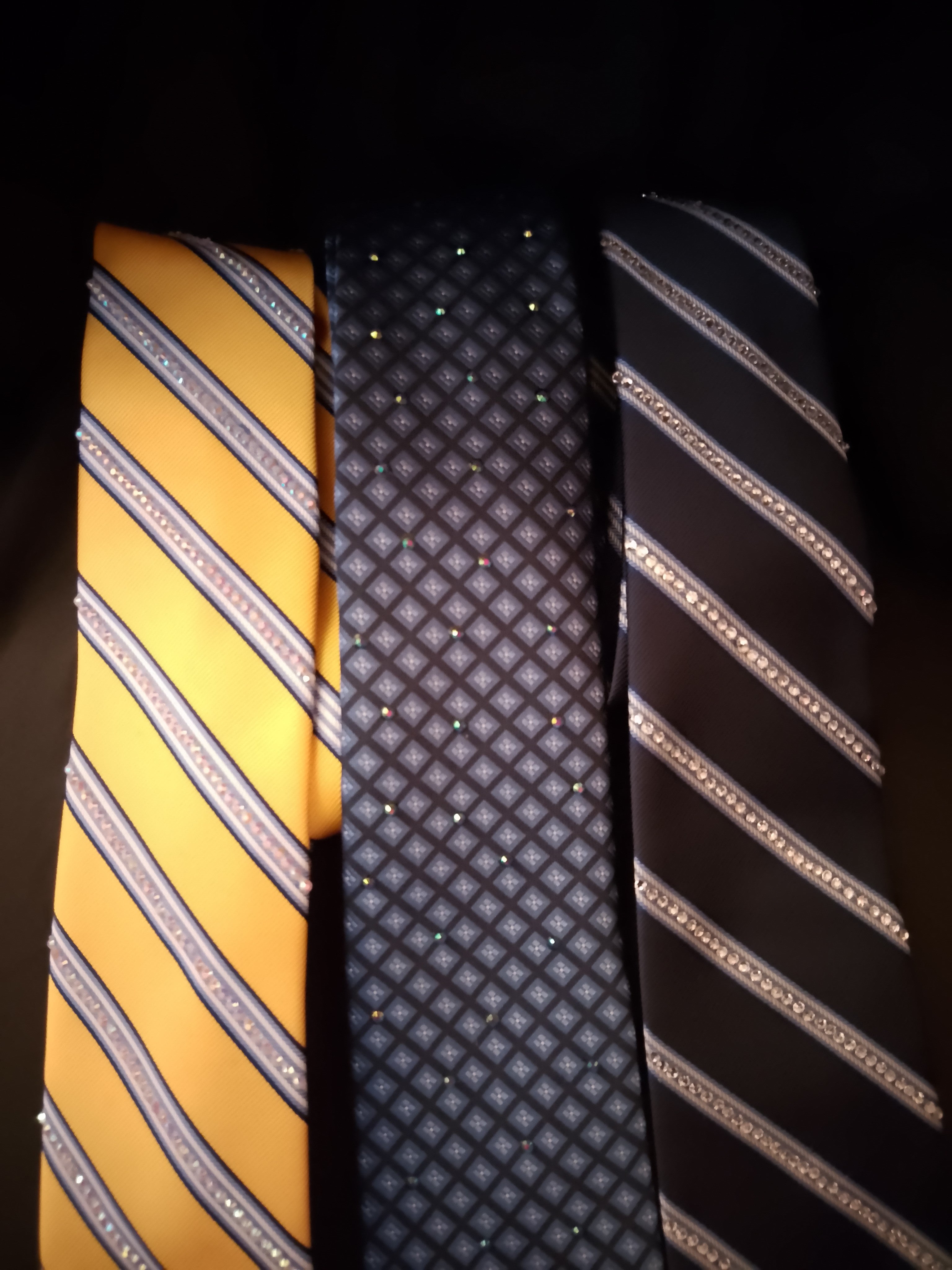 Main Office Syndicate Timber Knot Neck Ties W/ Hint Of Sparkling Gems