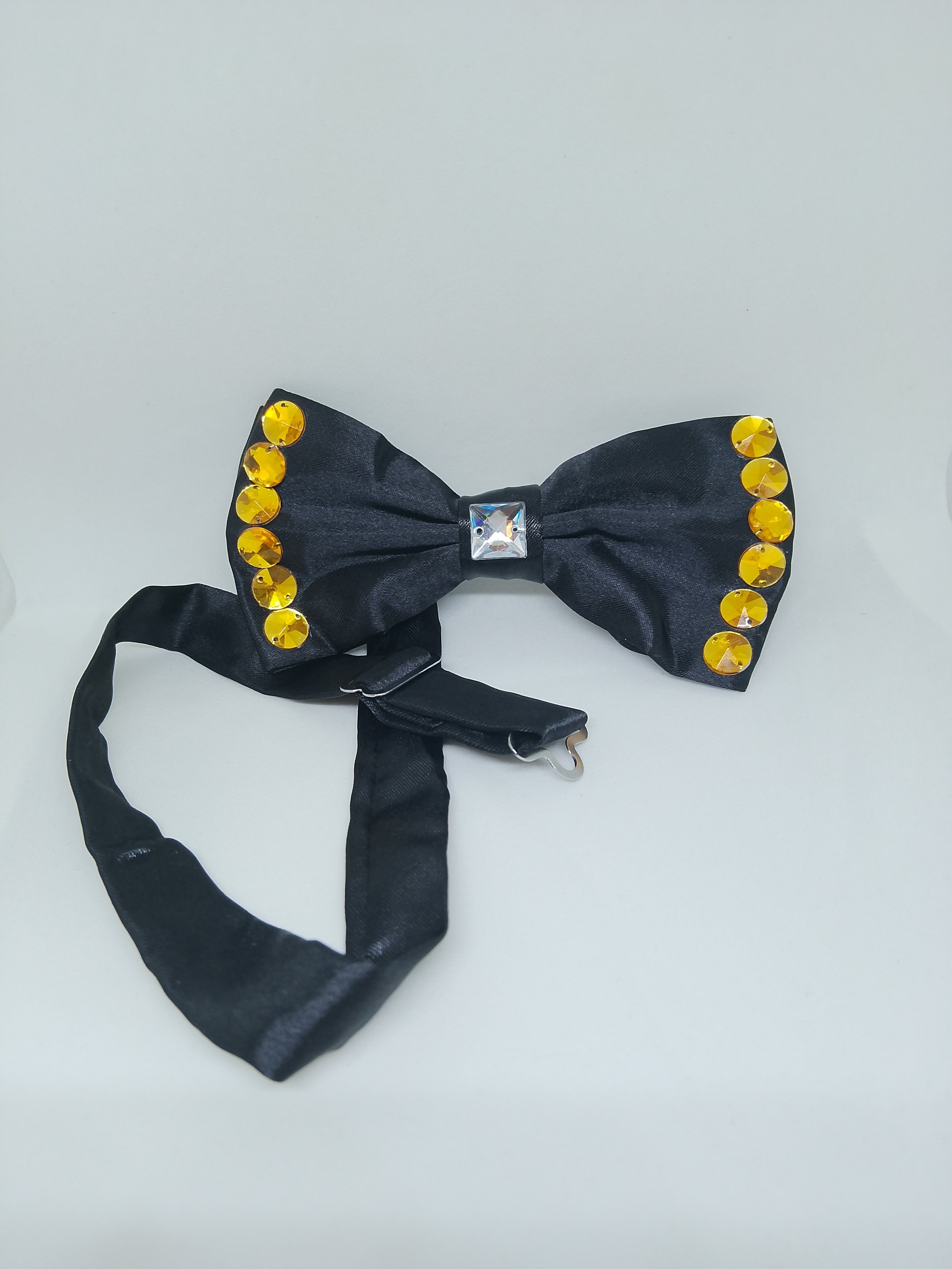 The Anvil Stealth Black Satin Propeller Apex BowTies