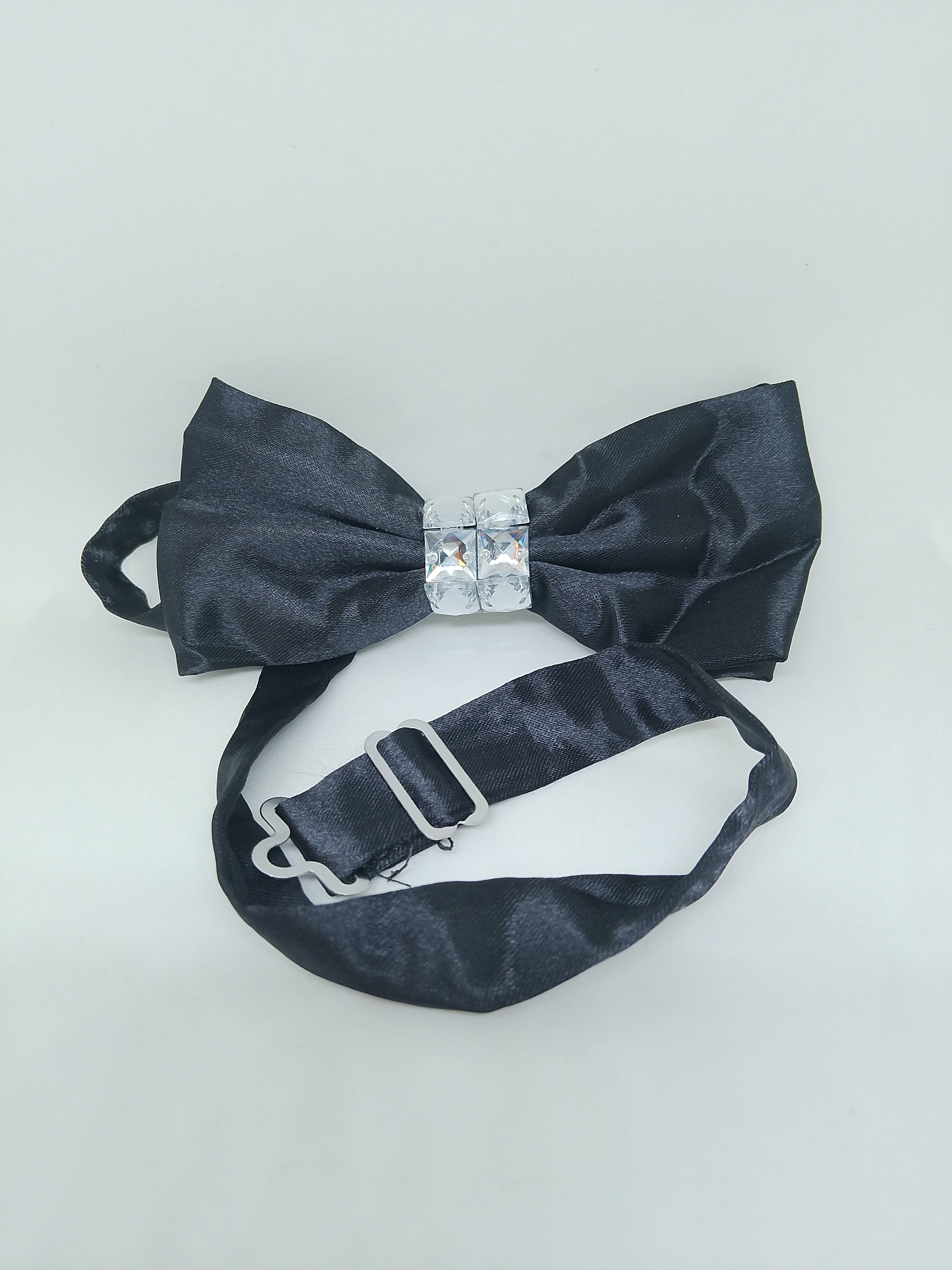 The Anvil Stealth Black Satin Propeller Apex BowTies