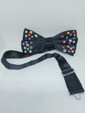 The Anvil Stealth Black Satin Propeller Apex BowTies