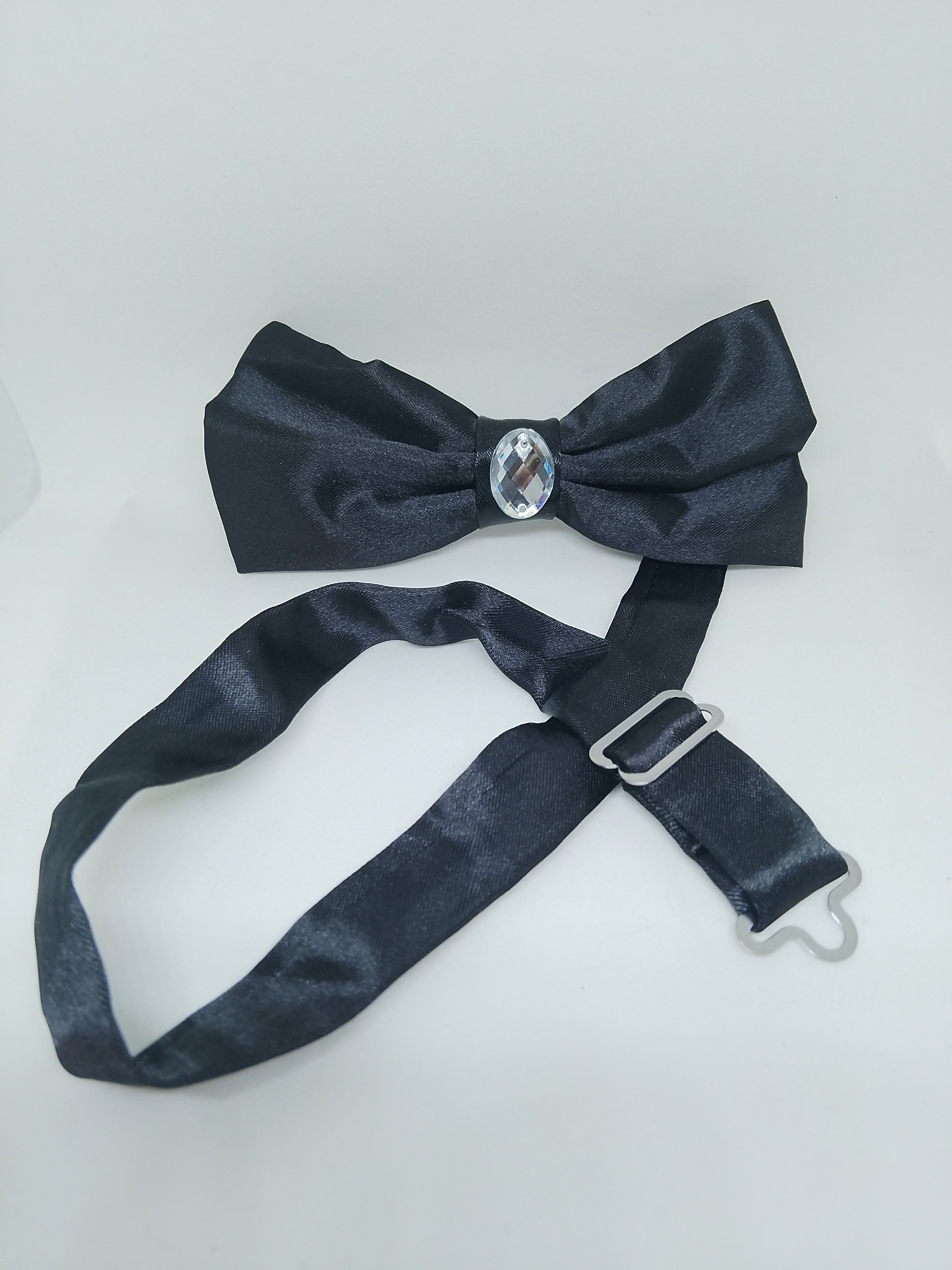 The Anvil Stealth Black Satin Propeller Apex BowTies