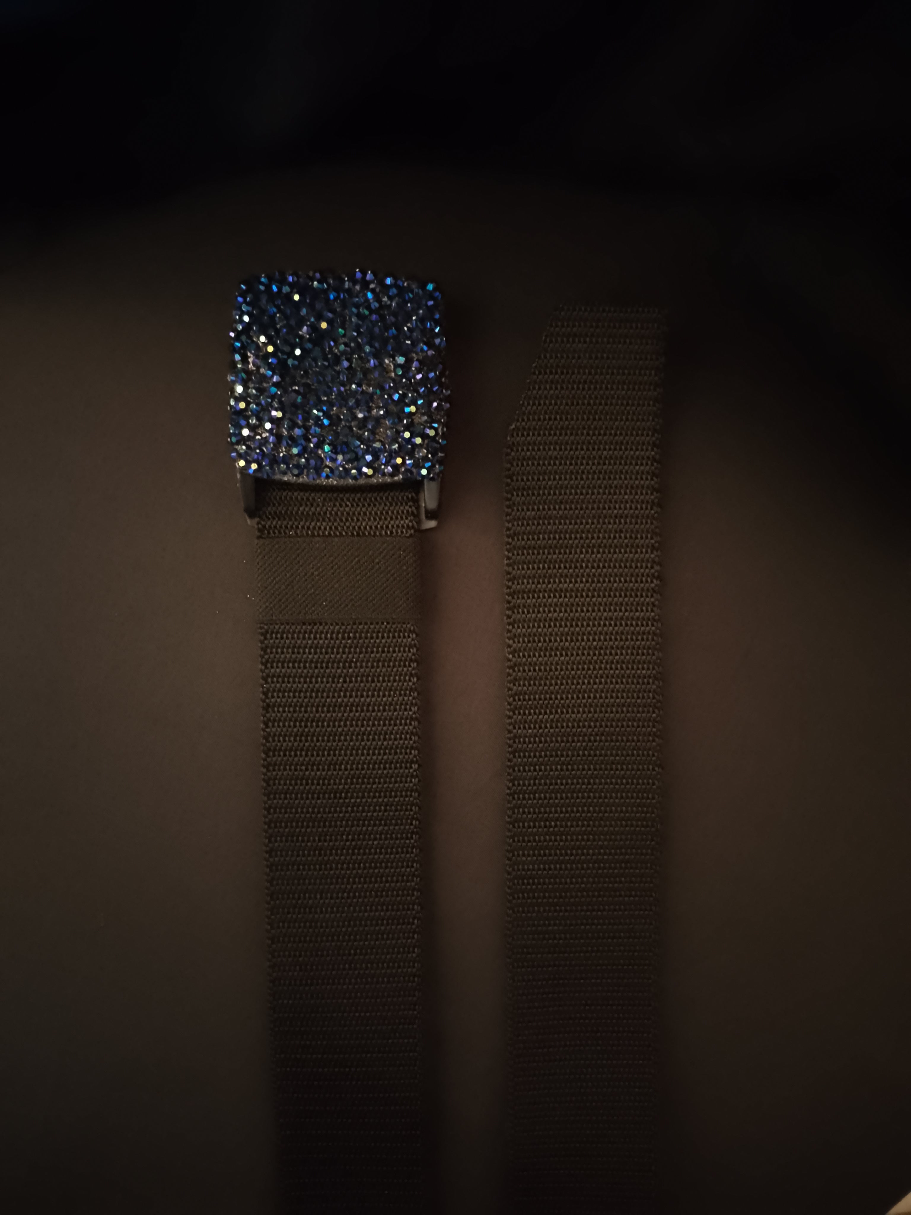 Tungsten Gem Buckle Voltage Magma Flare Belts
