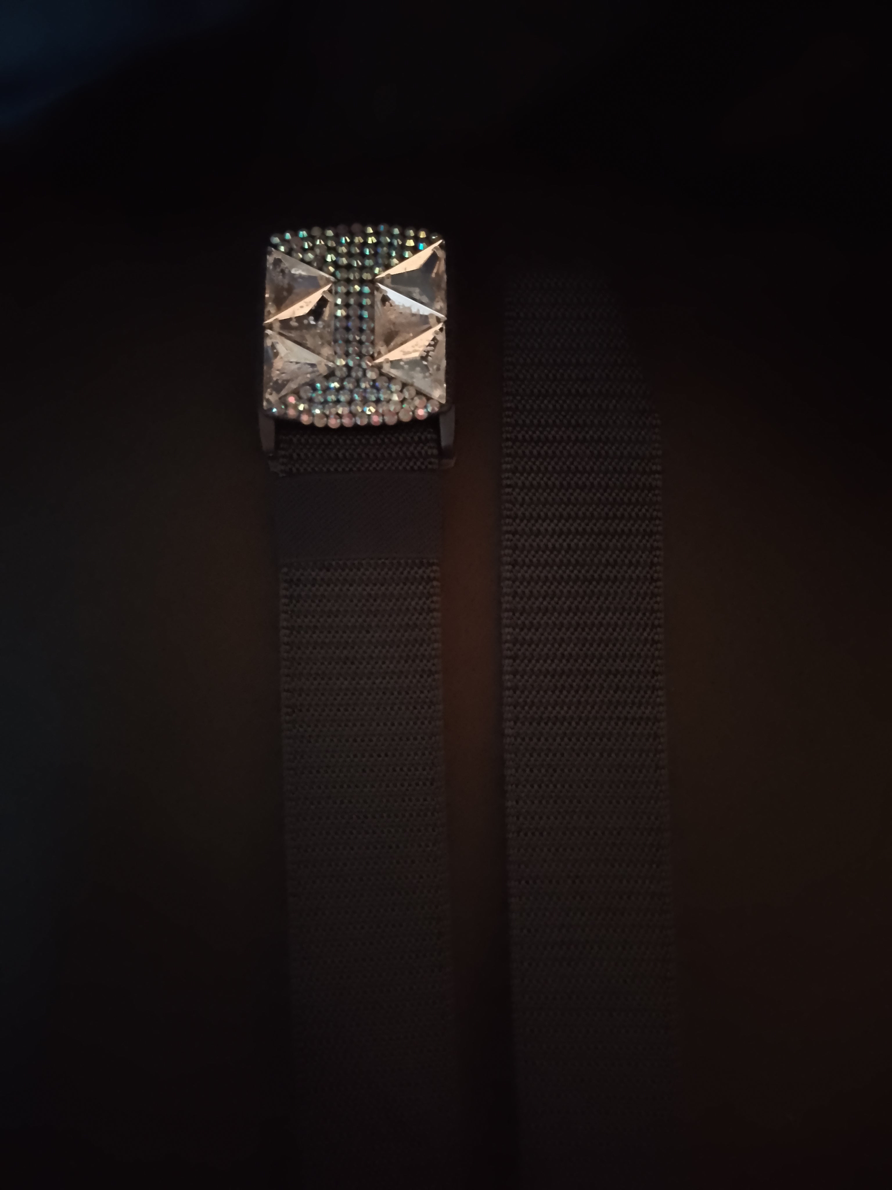 Tungsten Gem Buckle Voltage Magma Flare Belts