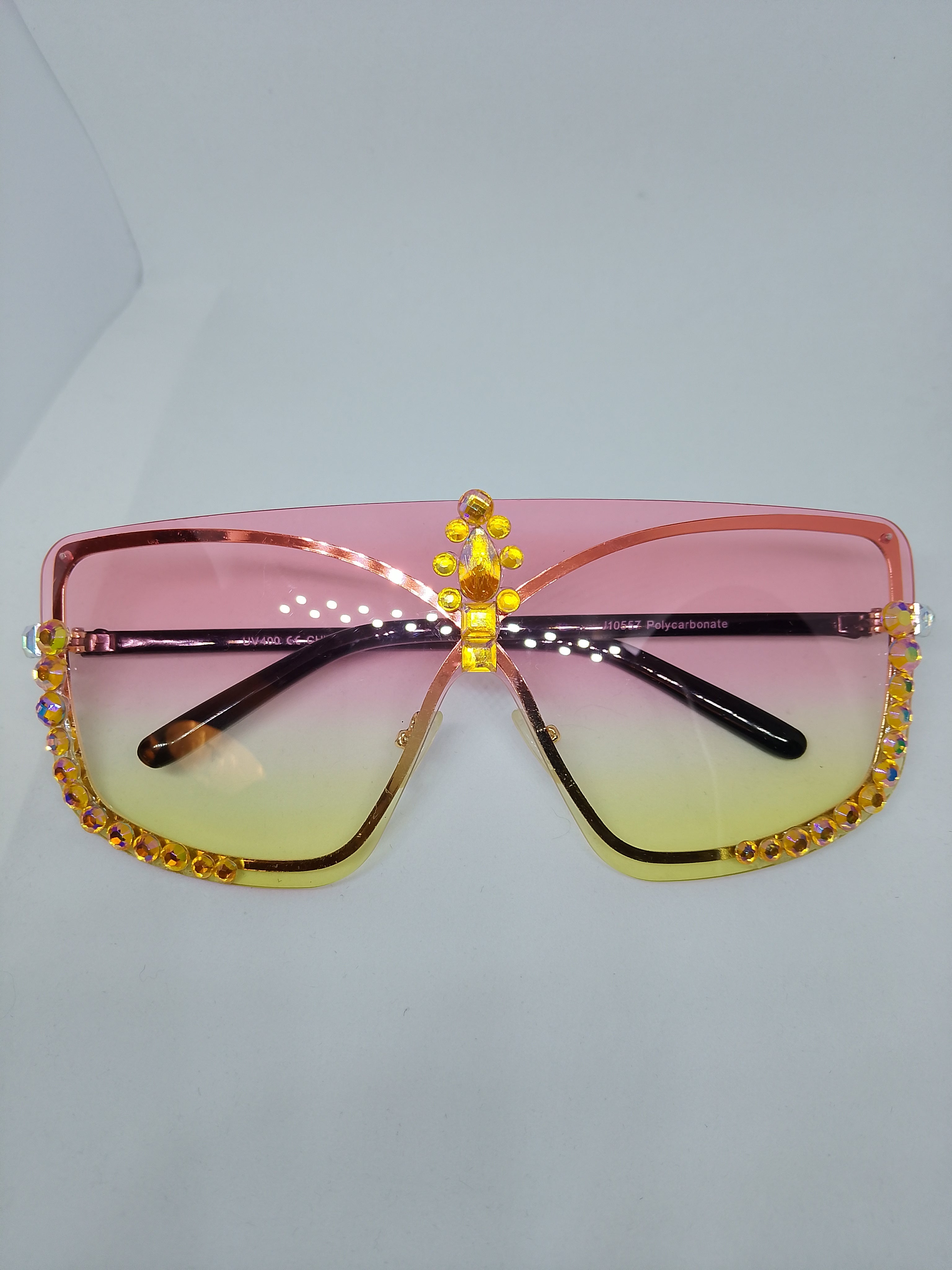 Sweet & Sour Peach & Marigold Tango Pop Shades Sunglasses