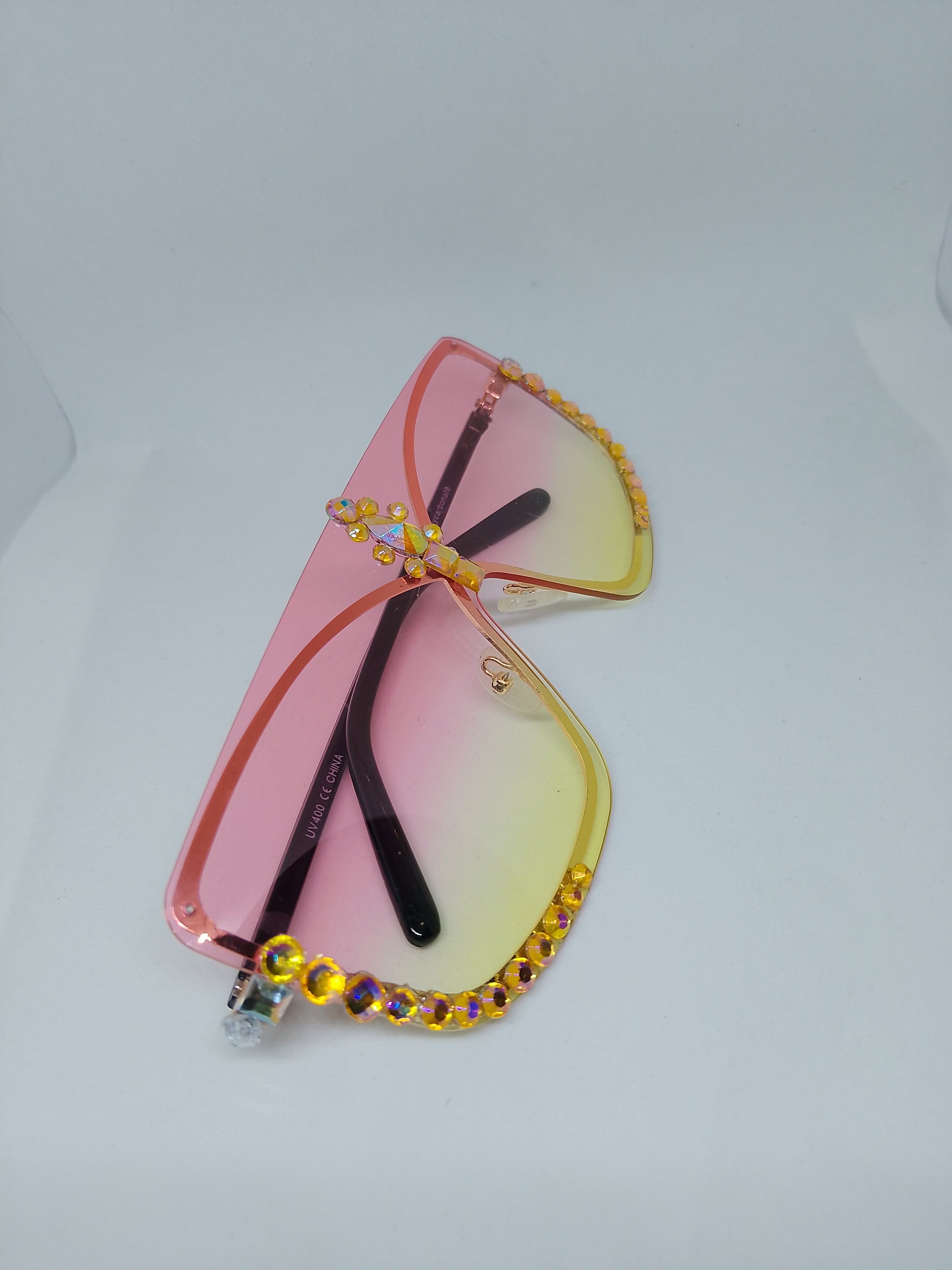 Sweet & Sour Peach & Marigold Tango Pop Shades Sunglasses