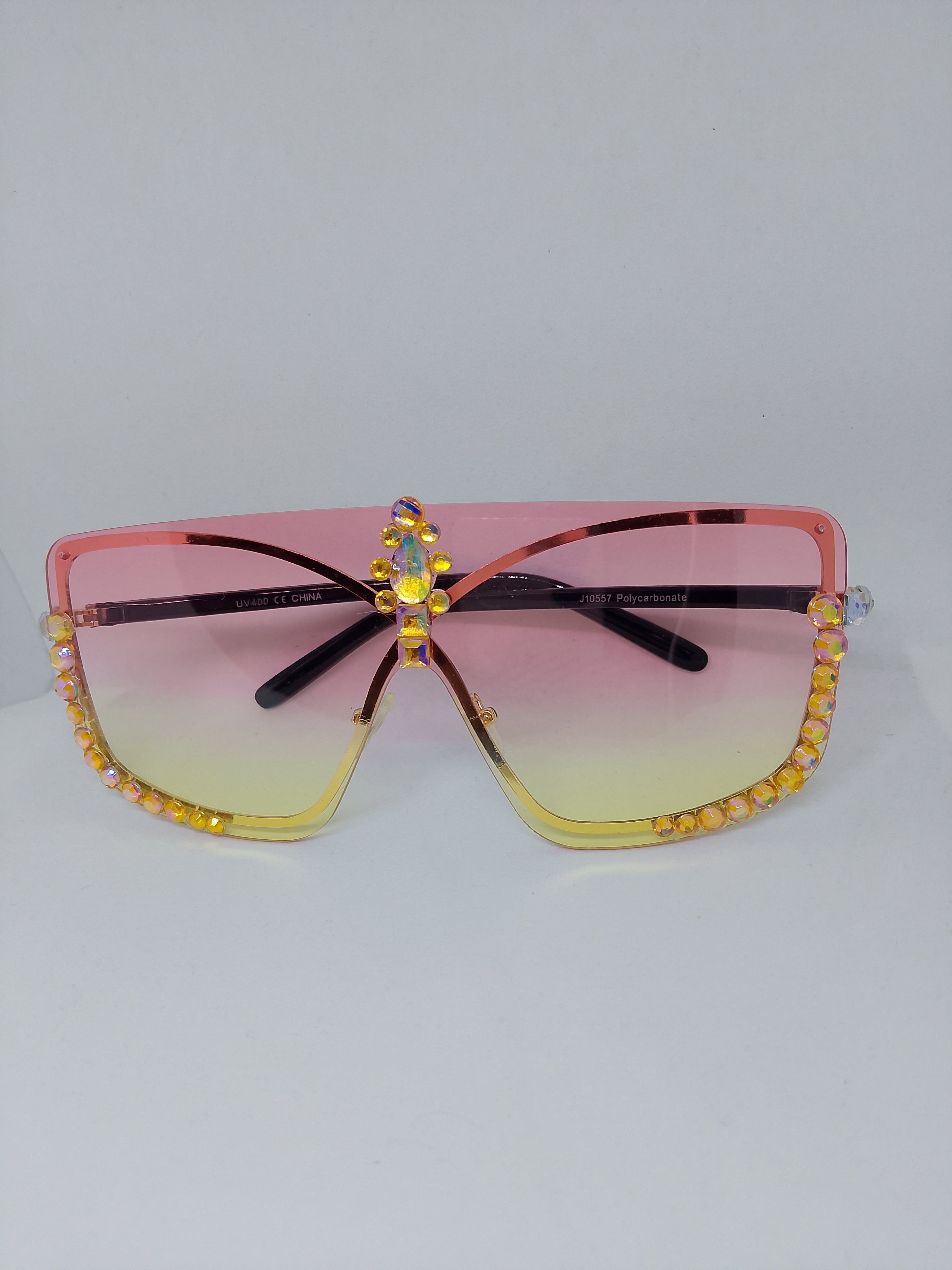 Sweet & Sour Peach & Marigold Tango Pop Shades Sunglasses