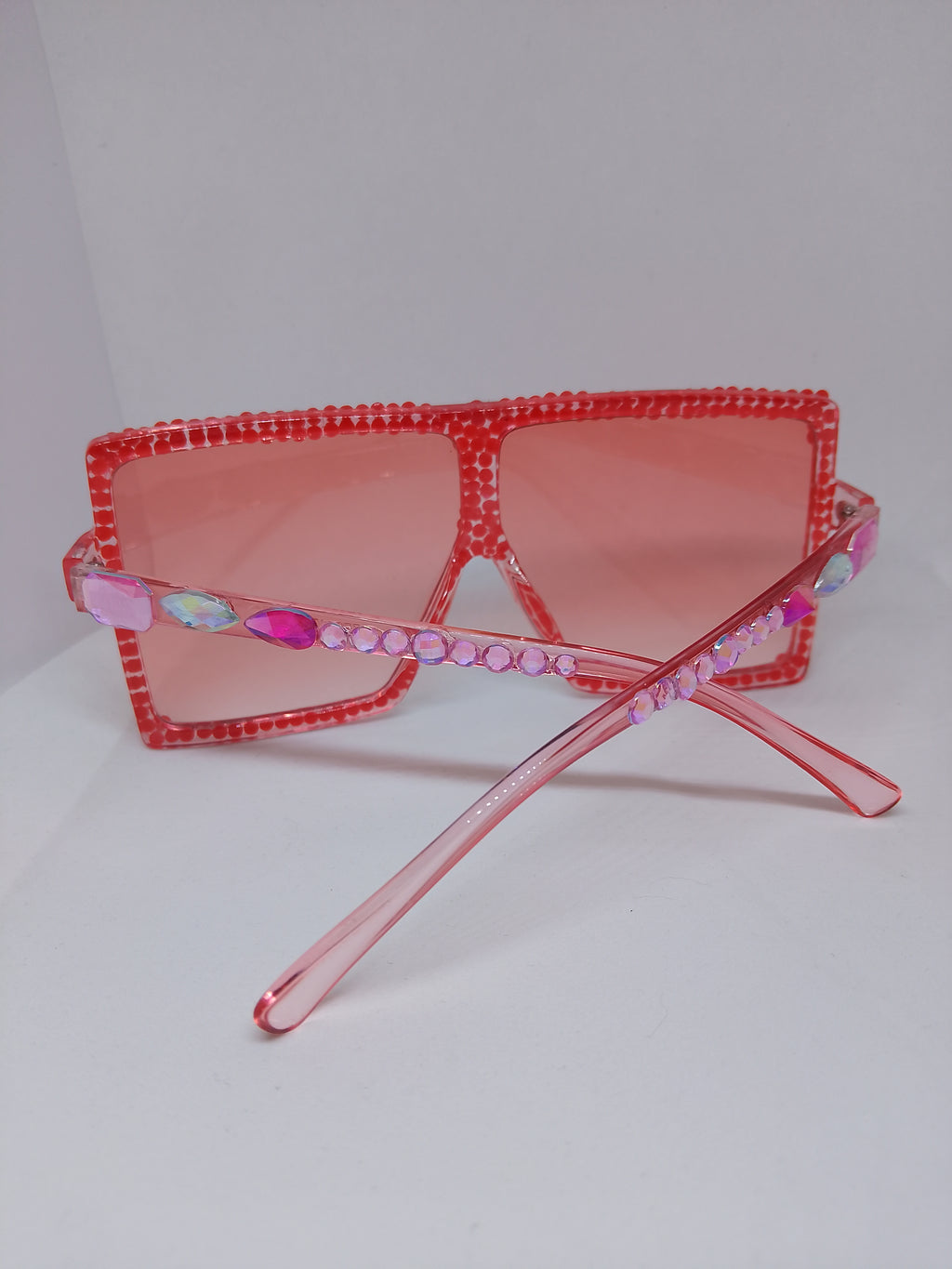 Peachy Keen Apricot Translucent Sunlit Gloss Frame Glasses