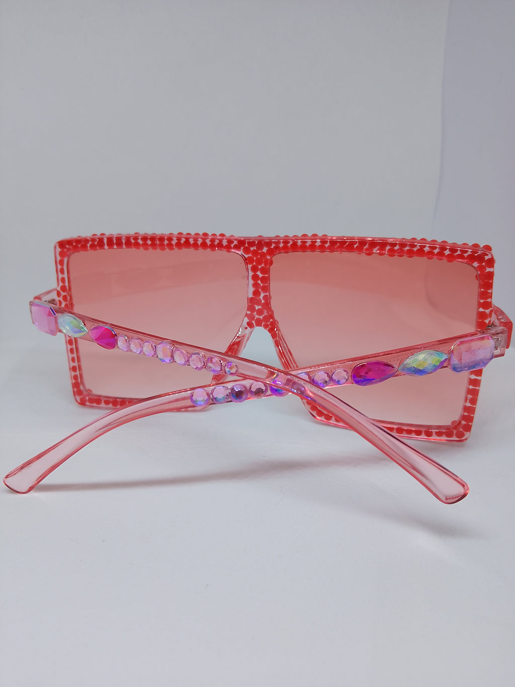 Peachy Keen Apricot Translucent Sunlit Gloss Frame Glasses