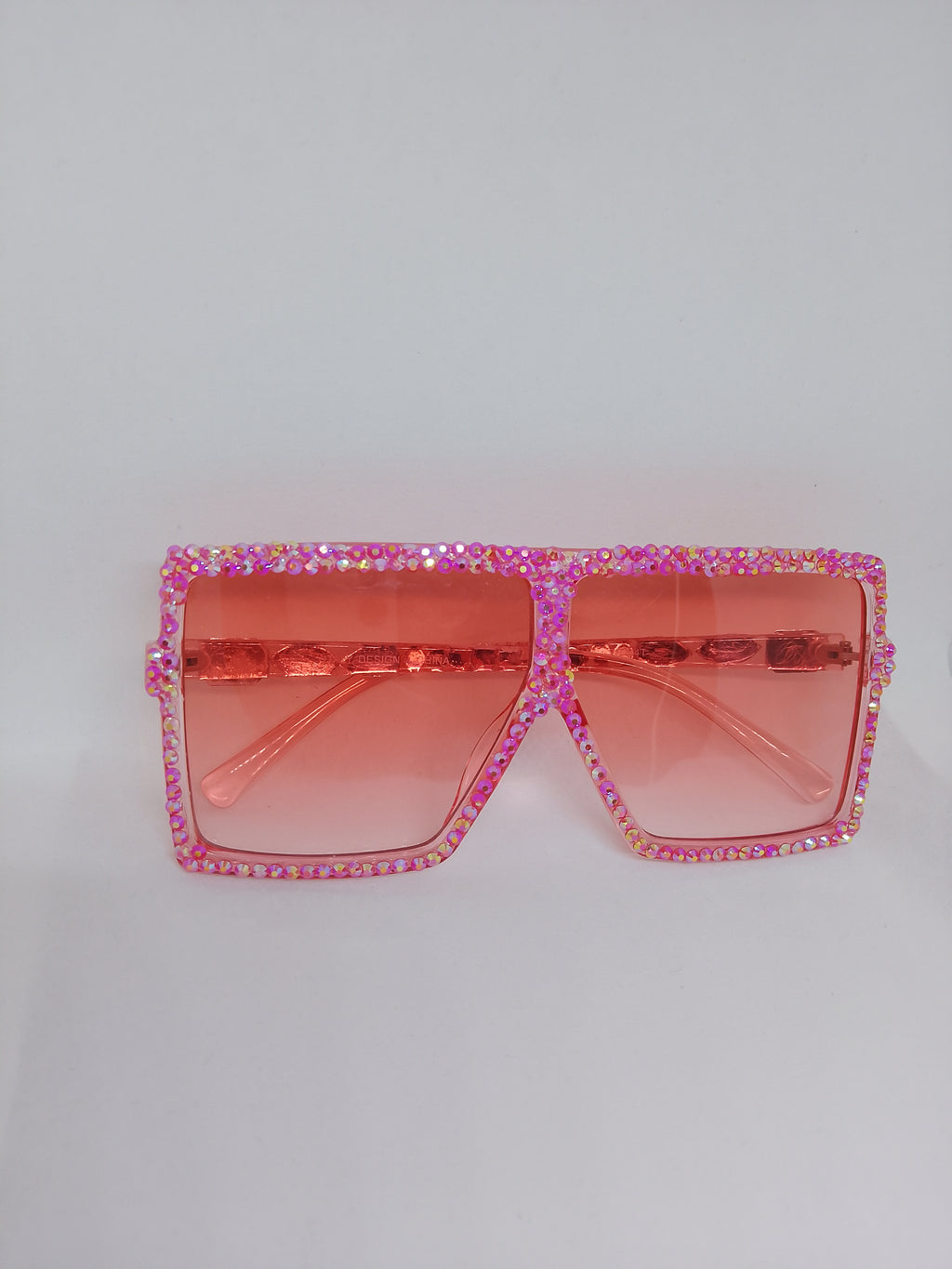 Peachy Keen Apricot Translucent Sunlit Gloss Frame Glasses