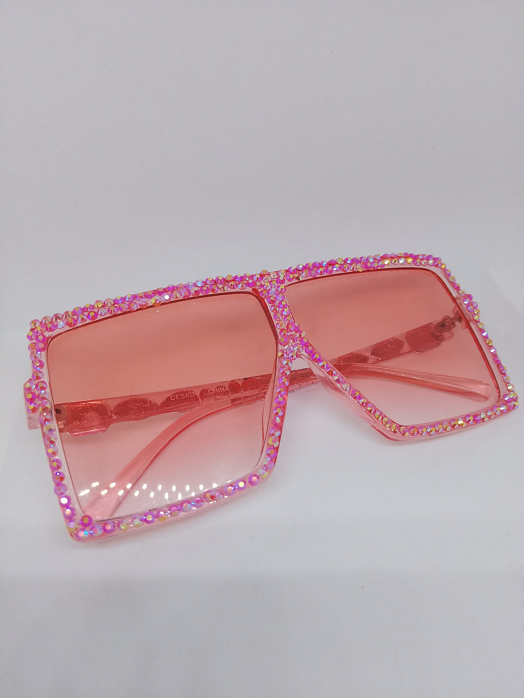 Peachy Keen Apricot Translucent Sunlit Gloss Frame Glasses