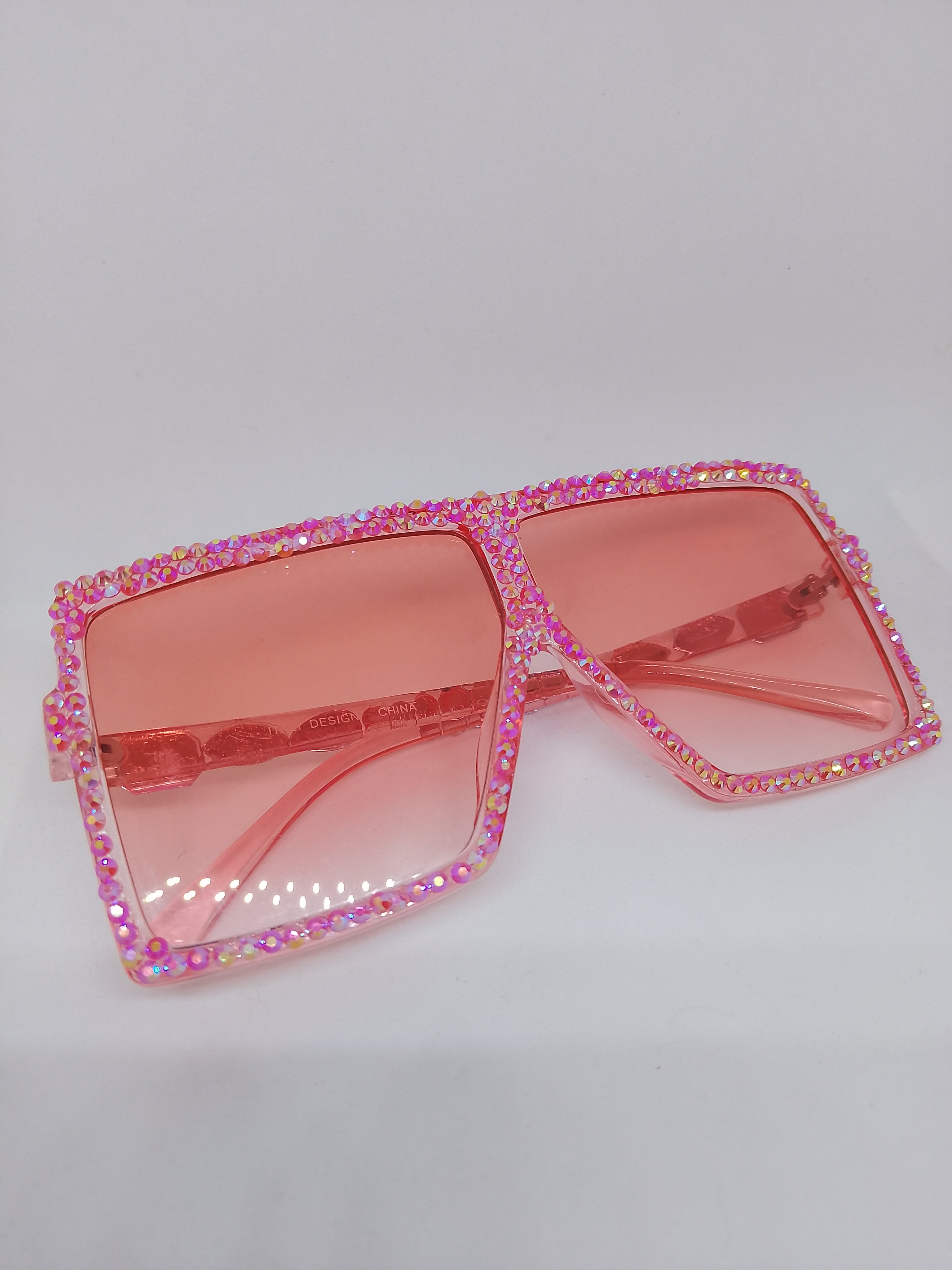 Peachy Keen Apricot Translucent Sunlit Gloss Frame Glasses