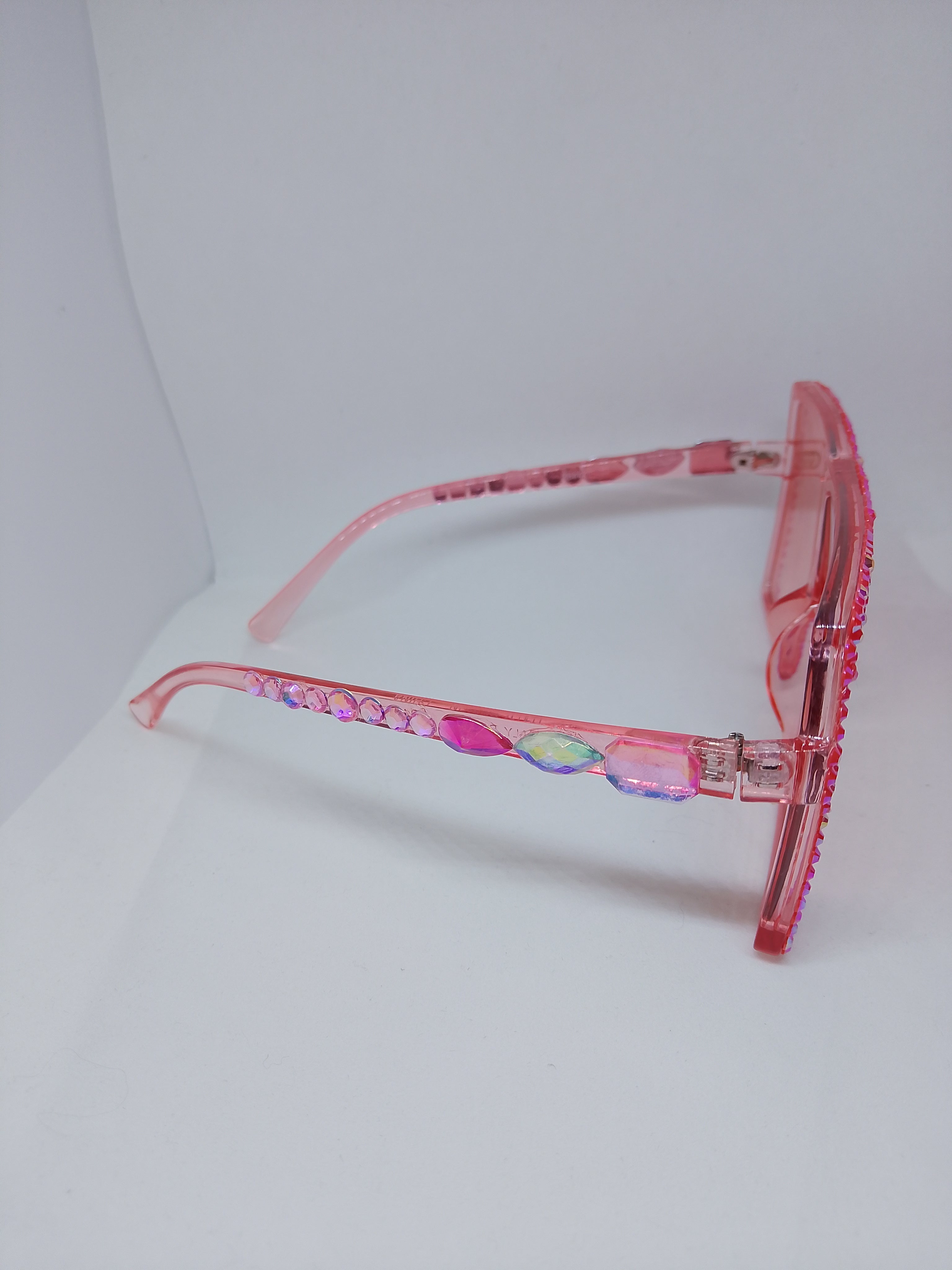 Peachy Keen Apricot Translucent Sunlit Gloss Frame Glasses