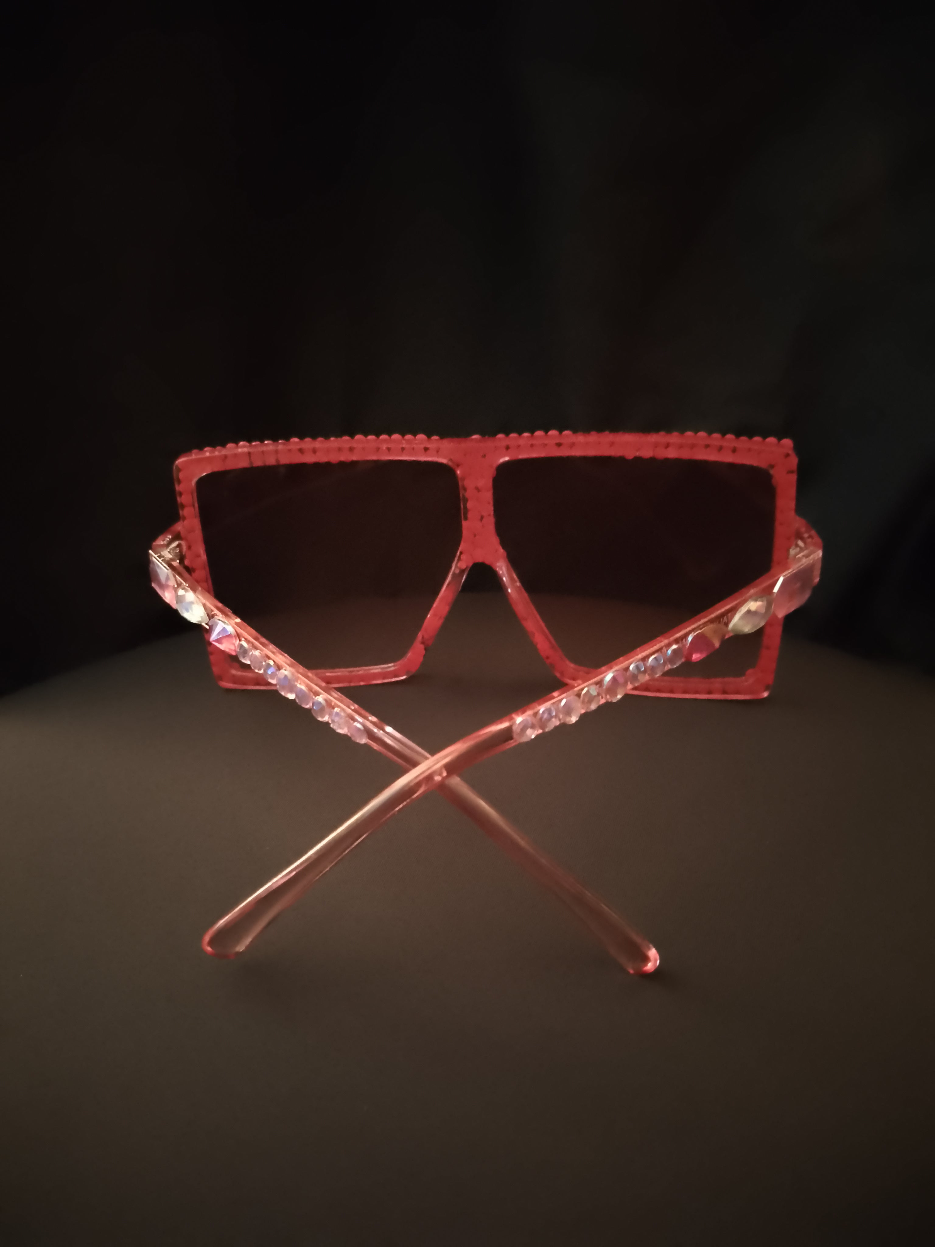 Peachy Keen Apricot Translucent Sunlit Gloss Frame Glasses