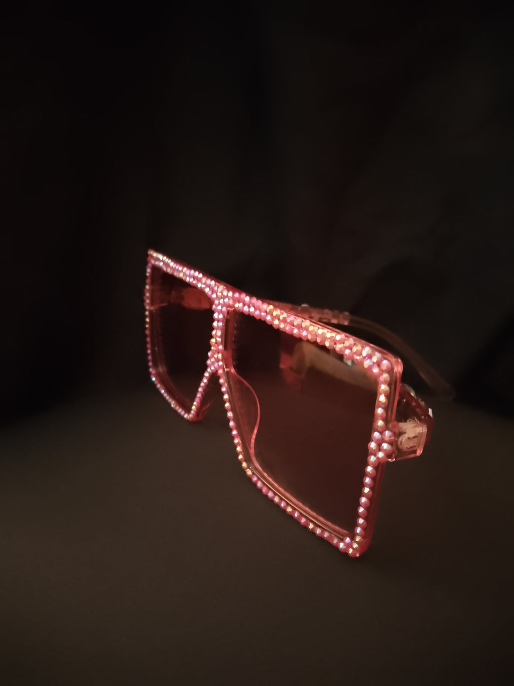 Peachy Keen Apricot Translucent Sunlit Gloss Frame Glasses