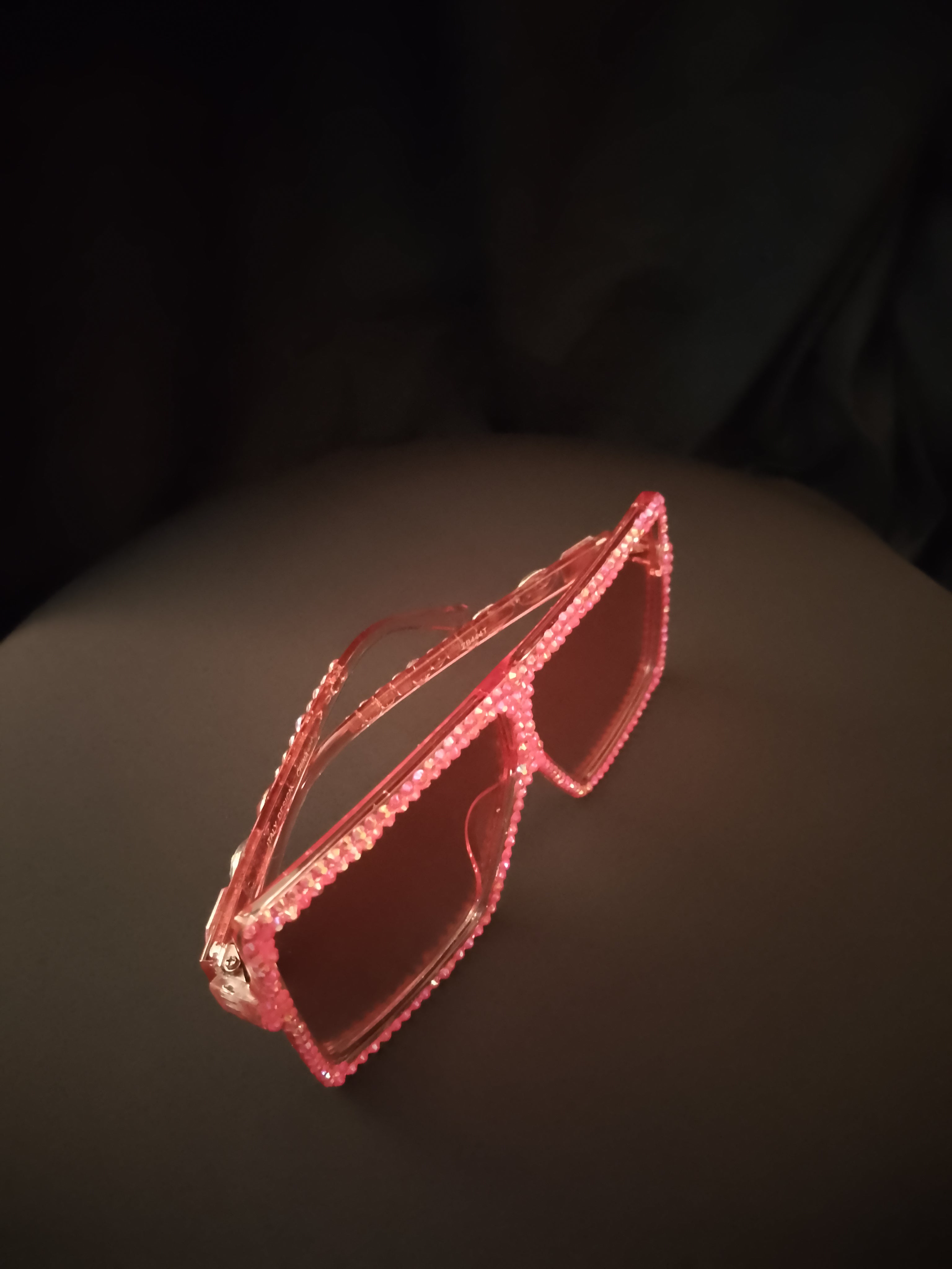 Peachy Keen Apricot Translucent Sunlit Gloss Frame Glasses