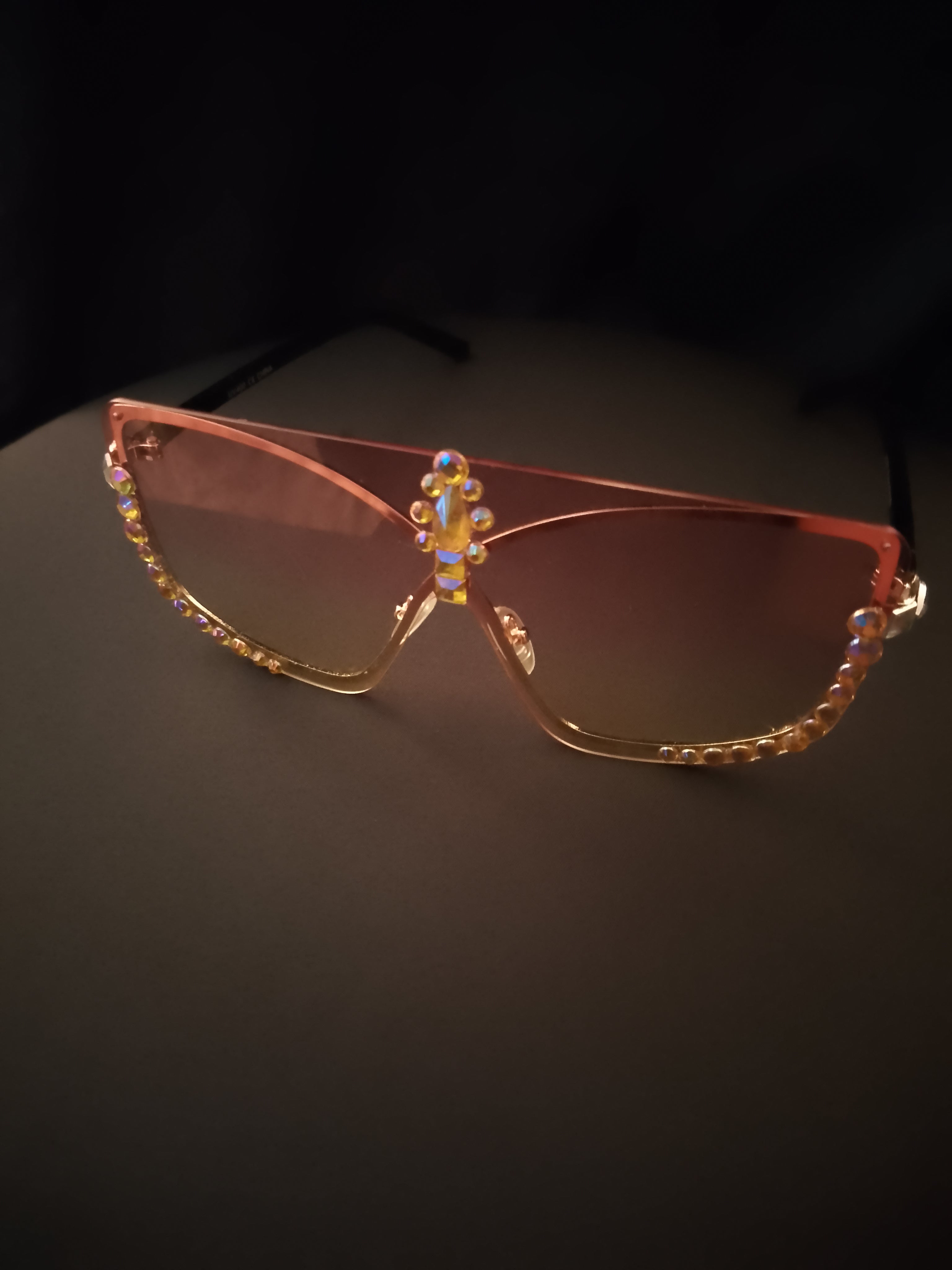 Sweet & Sour Peach & Marigold Tango Pop Shades Sunglasses