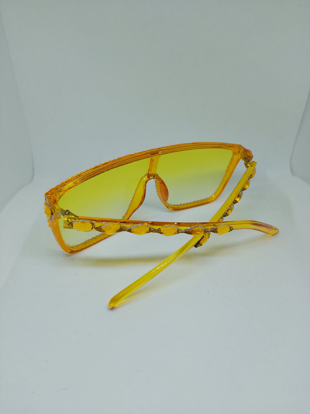 Saffron Translucent Butter Scotch Topaz Frame Glasses