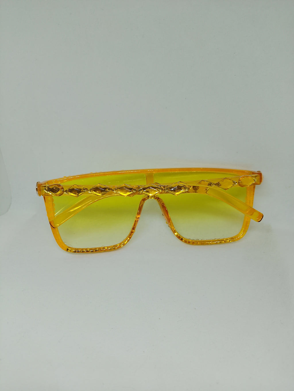 Saffron Translucent Butter Scotch Topaz Frame Glasses