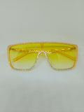 Saffron Translucent Butter Scotch Topaz Frame Glasses