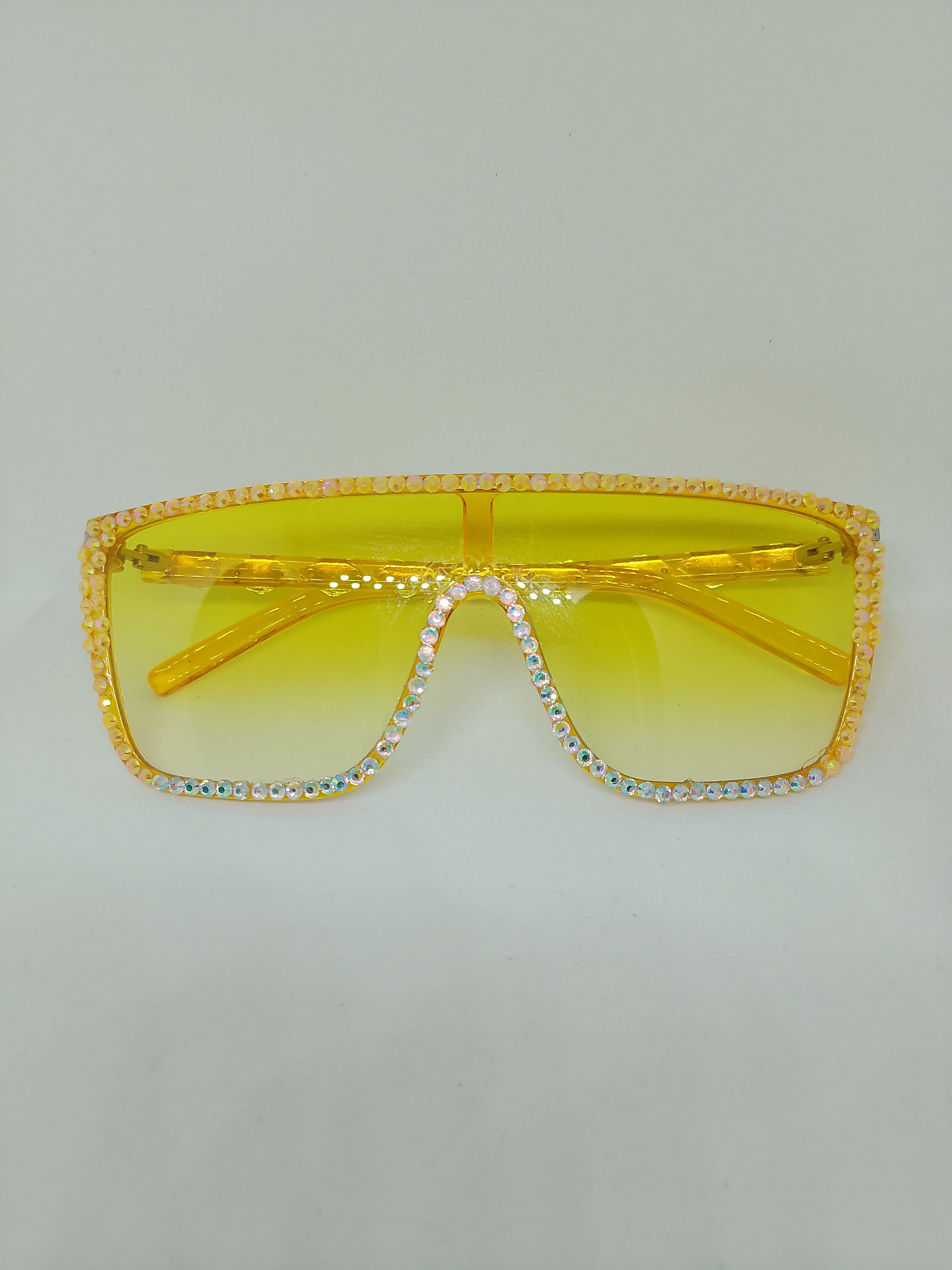 Saffron Translucent Butter Scotch Topaz Frame Glasses