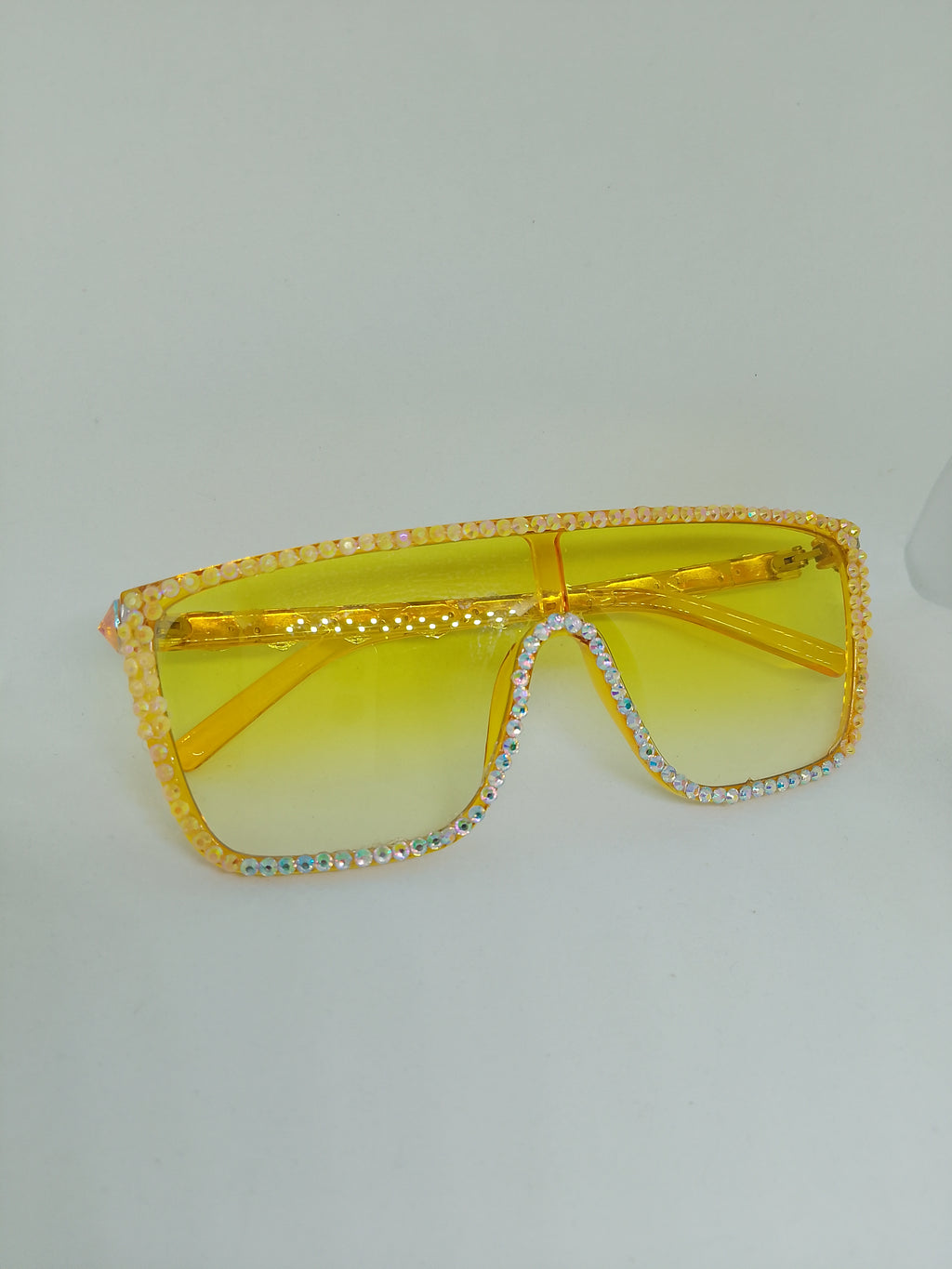 Saffron Translucent Butter Scotch Topaz Frame Glasses