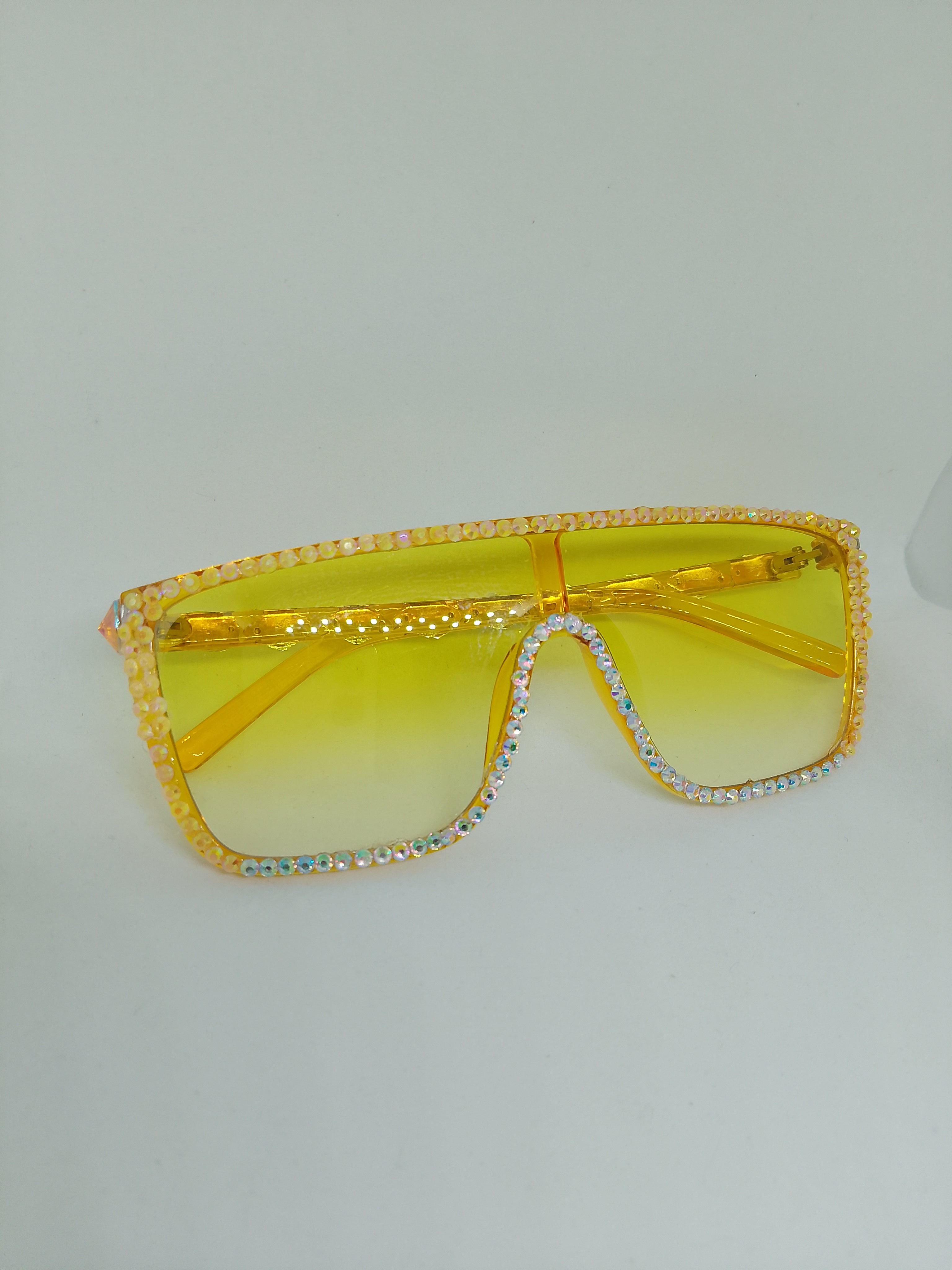 Saffron Translucent Butter Scotch Topaz Frame Glasses