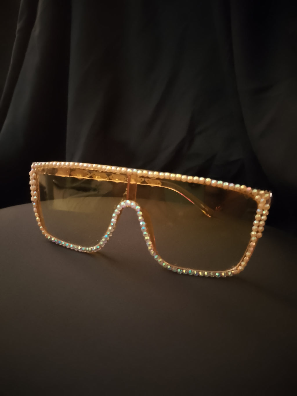 Saffron Translucent Butter Scotch Topaz Frame Glasses
