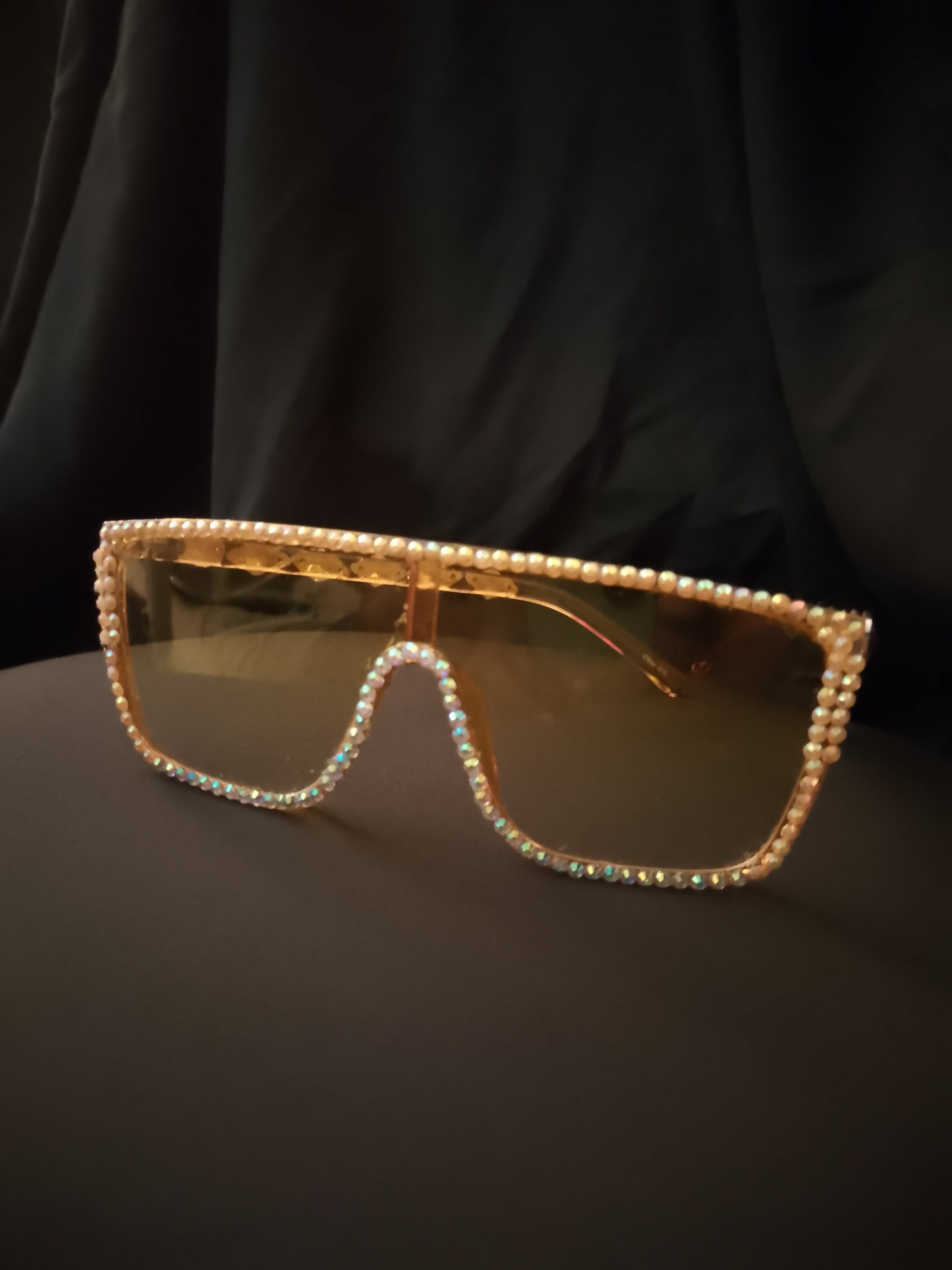 Saffron Translucent Butter Scotch Topaz Frame Glasses