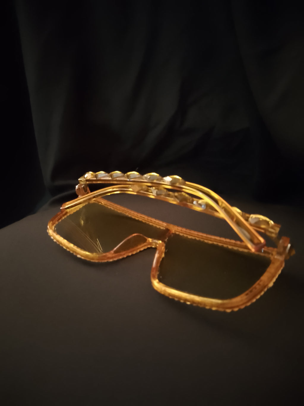 Saffron Translucent Butter Scotch Topaz Frame Glasses