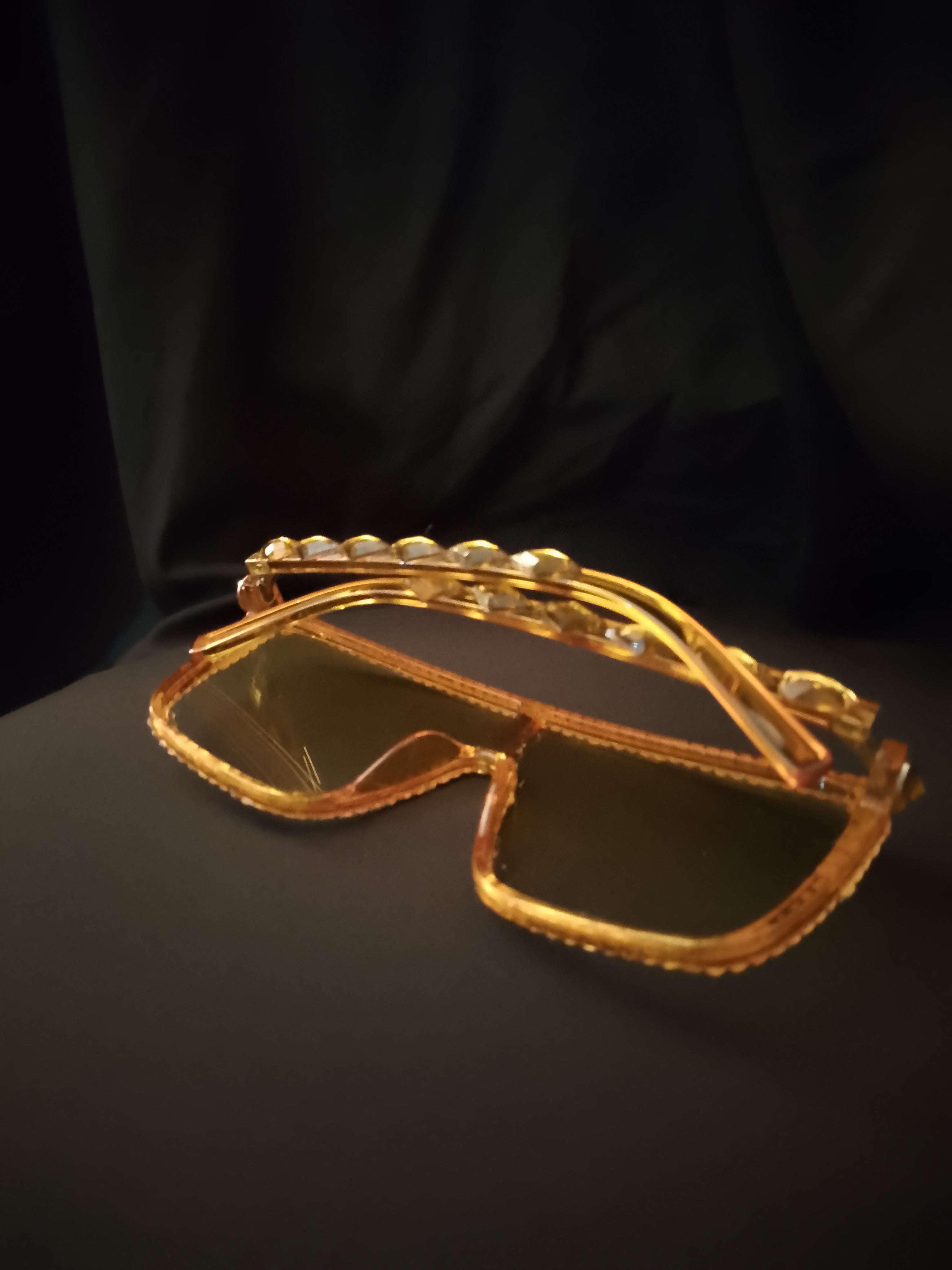 Saffron Translucent Butter Scotch Topaz Frame Glasses