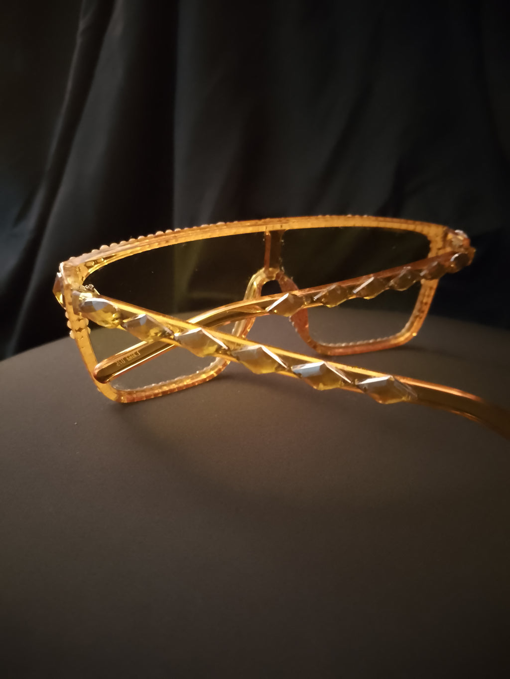Saffron Translucent Butter Scotch Topaz Frame Glasses