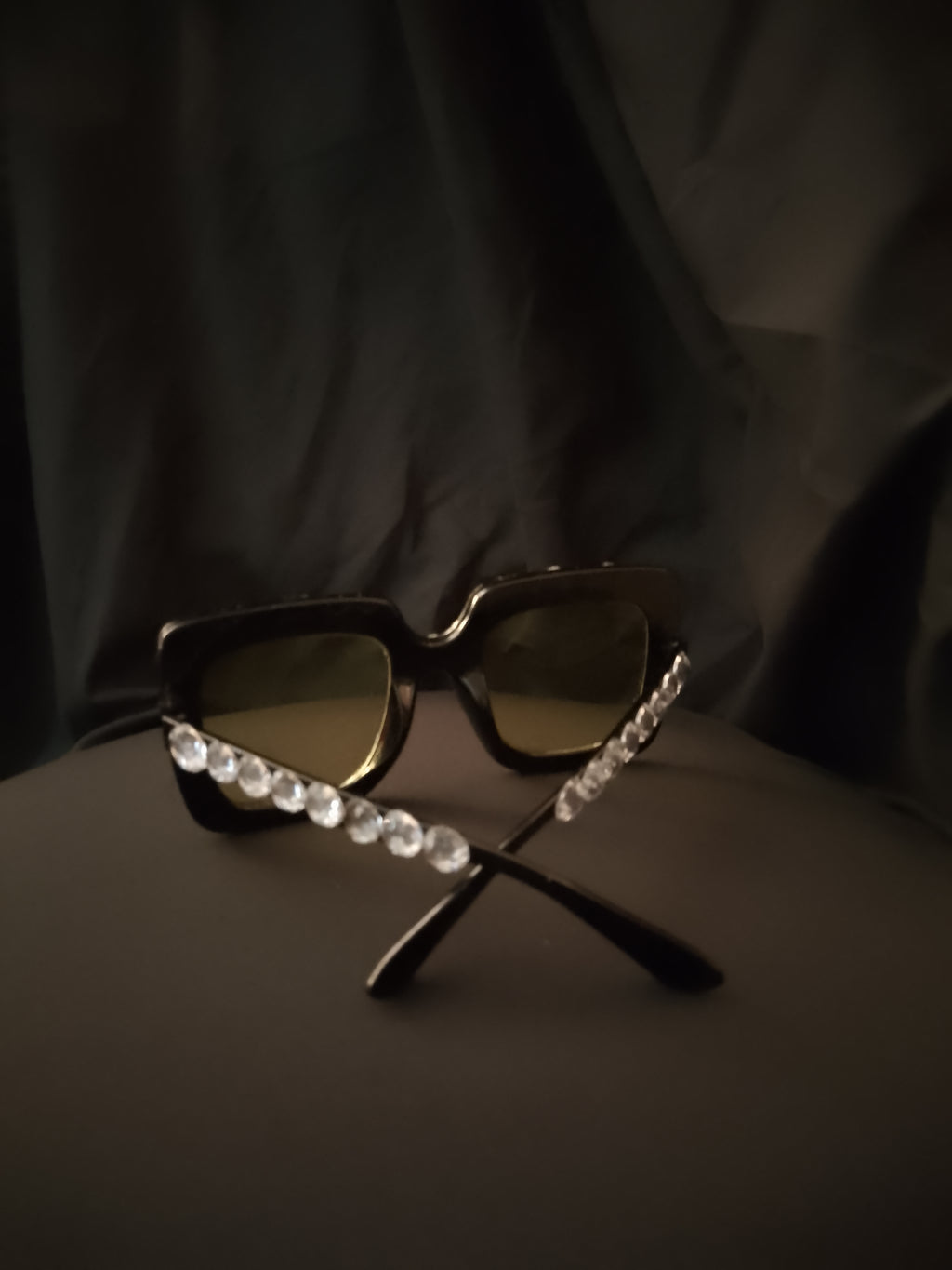 Oversized Sweet Bee Buzz Yellow Lens Glasses