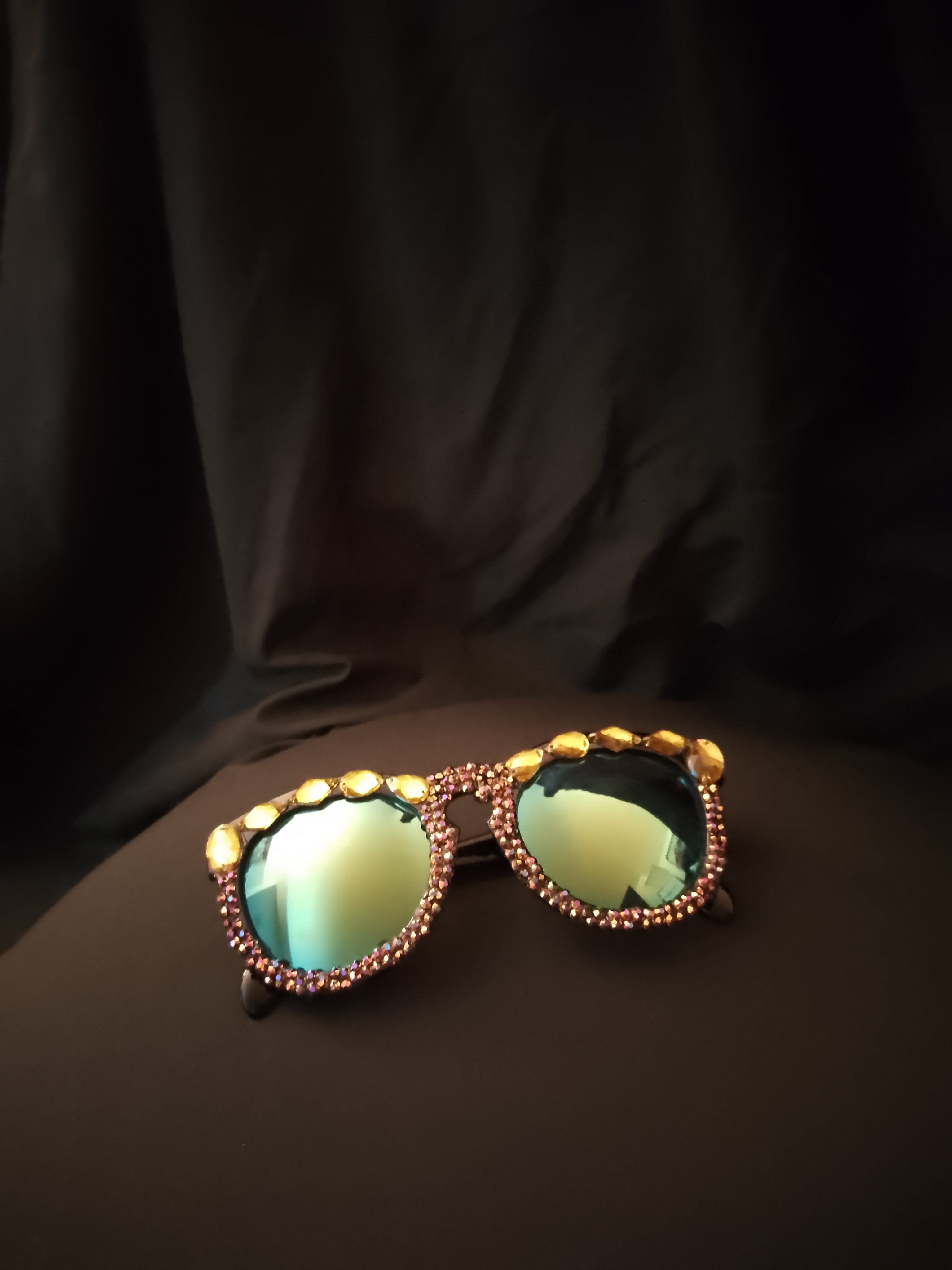 Chocolate Truffle Crushed Ice Golden Hour Frame Glasses