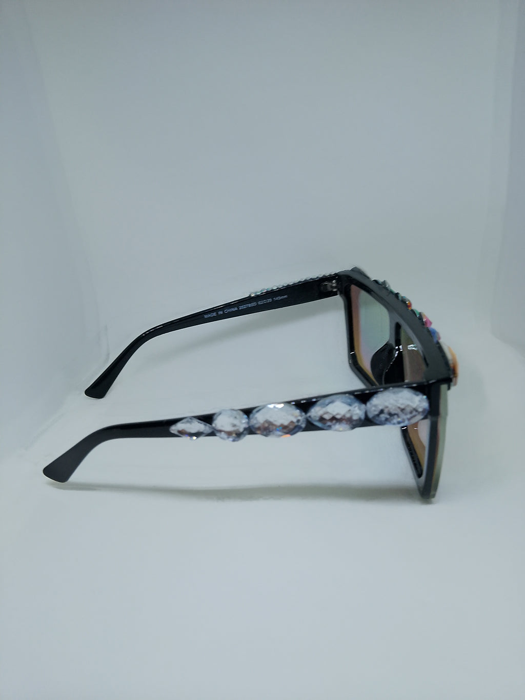 Multi-Color Hologram Chroma Crystal Solar Frame Glasses