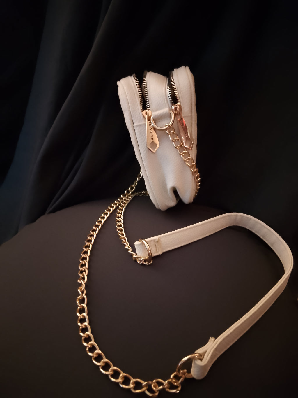 French Vanilla Sweet Ivory Pouch Shoulder Bag