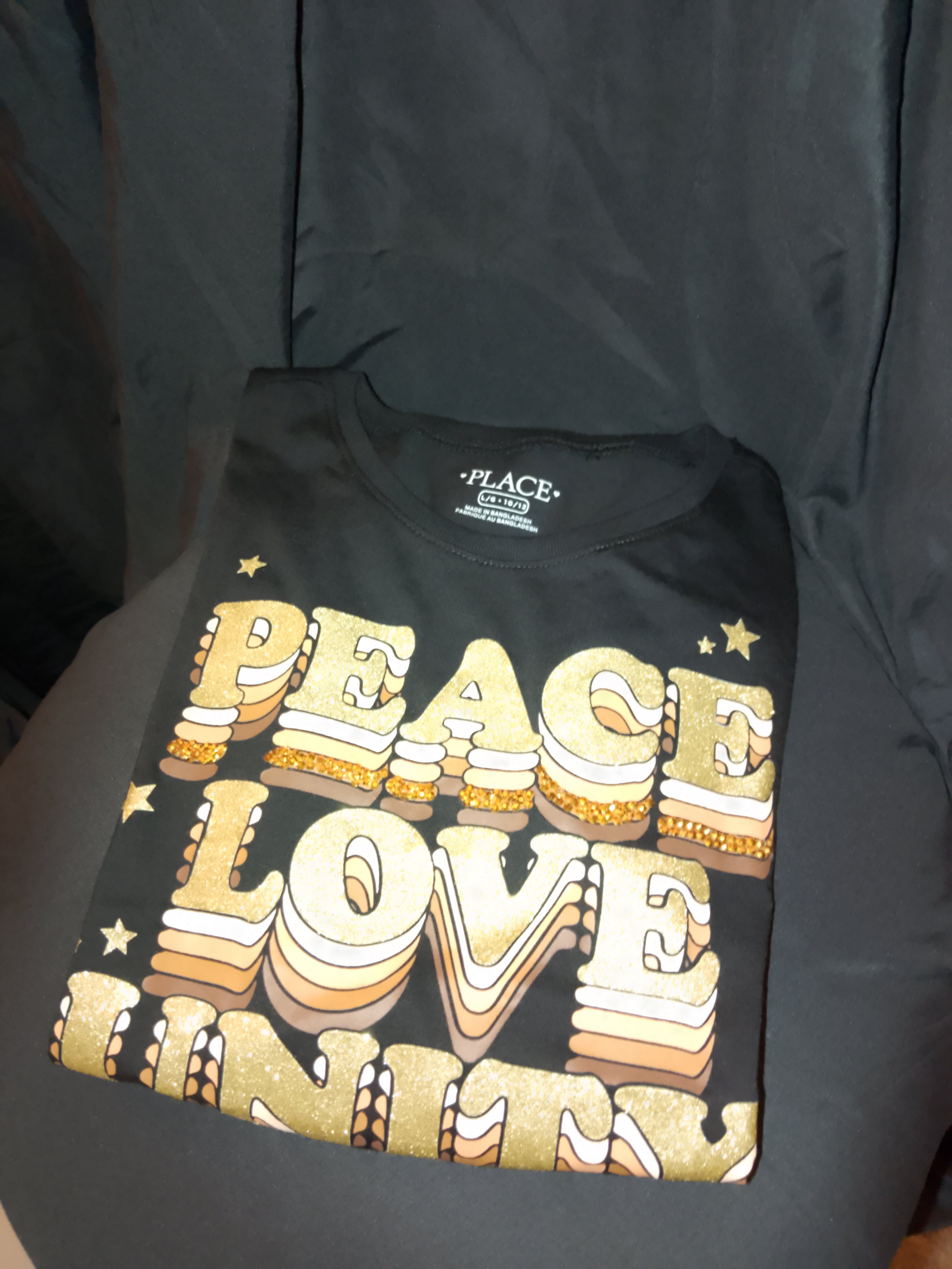 Wonderful Girl's T - Shirt Short Sleeve With Gems Design - Style 122