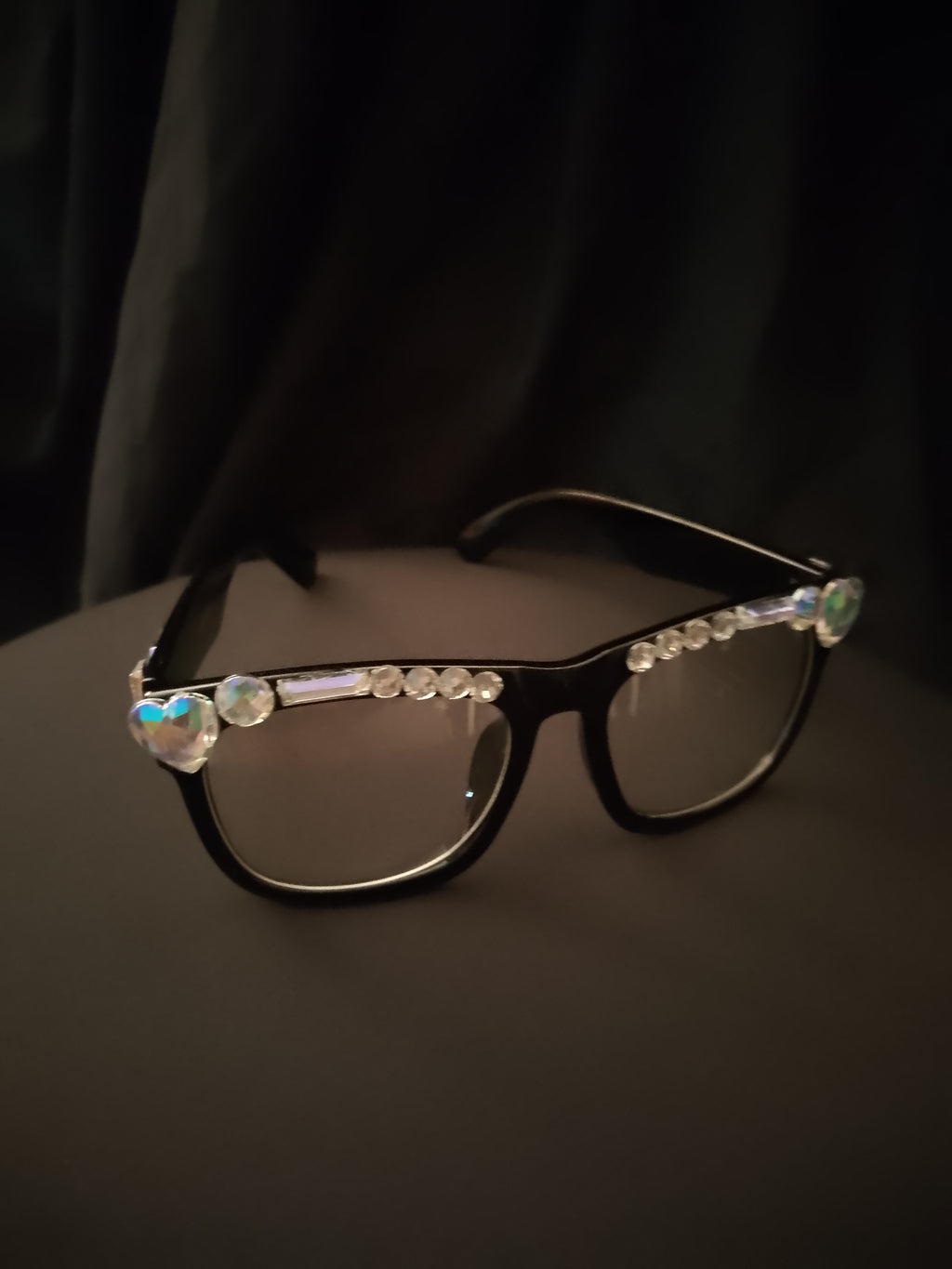 Luxurious Librarian Cat Eye Sleek Refined Black Rim Frame Glasses