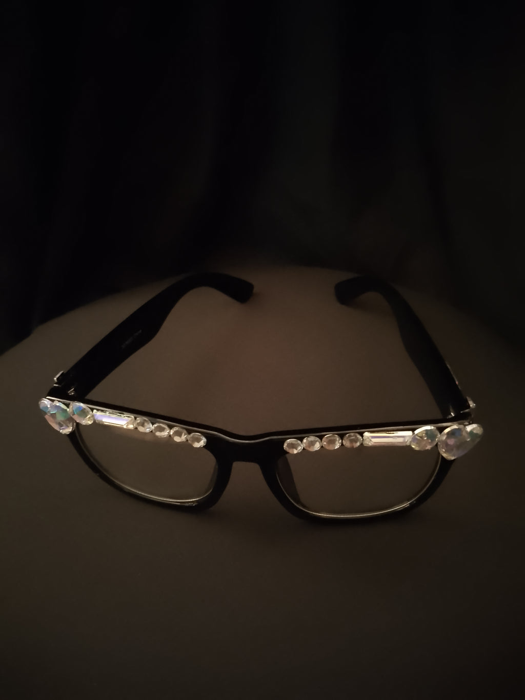 Luxurious Librarian Cat Eye Sleek Refined Black Rim Frame Glasses