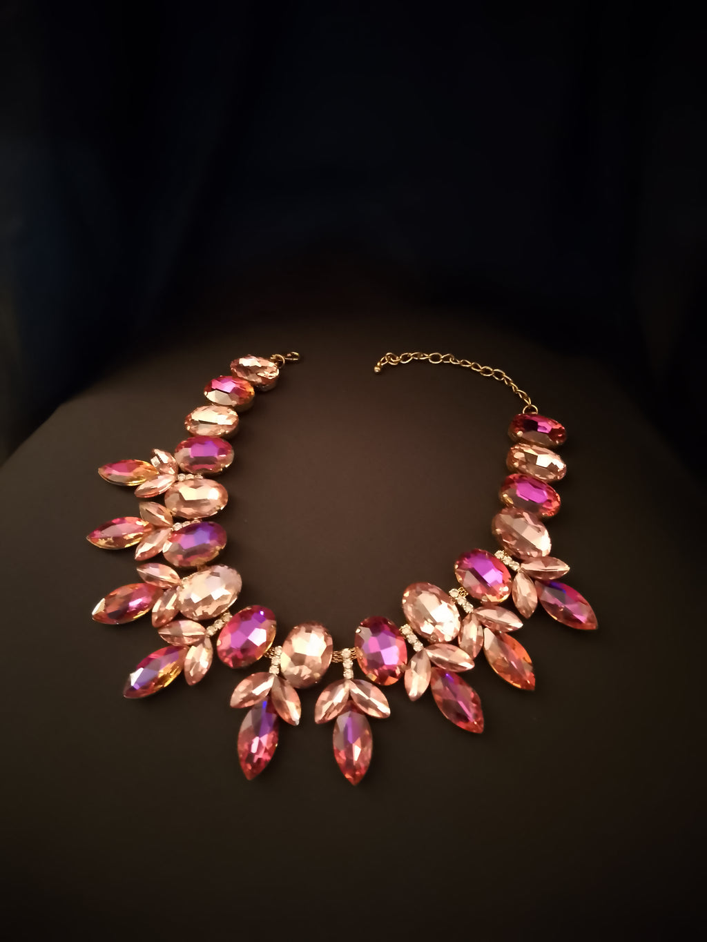Regal Garden Château Rose Statement Necklace