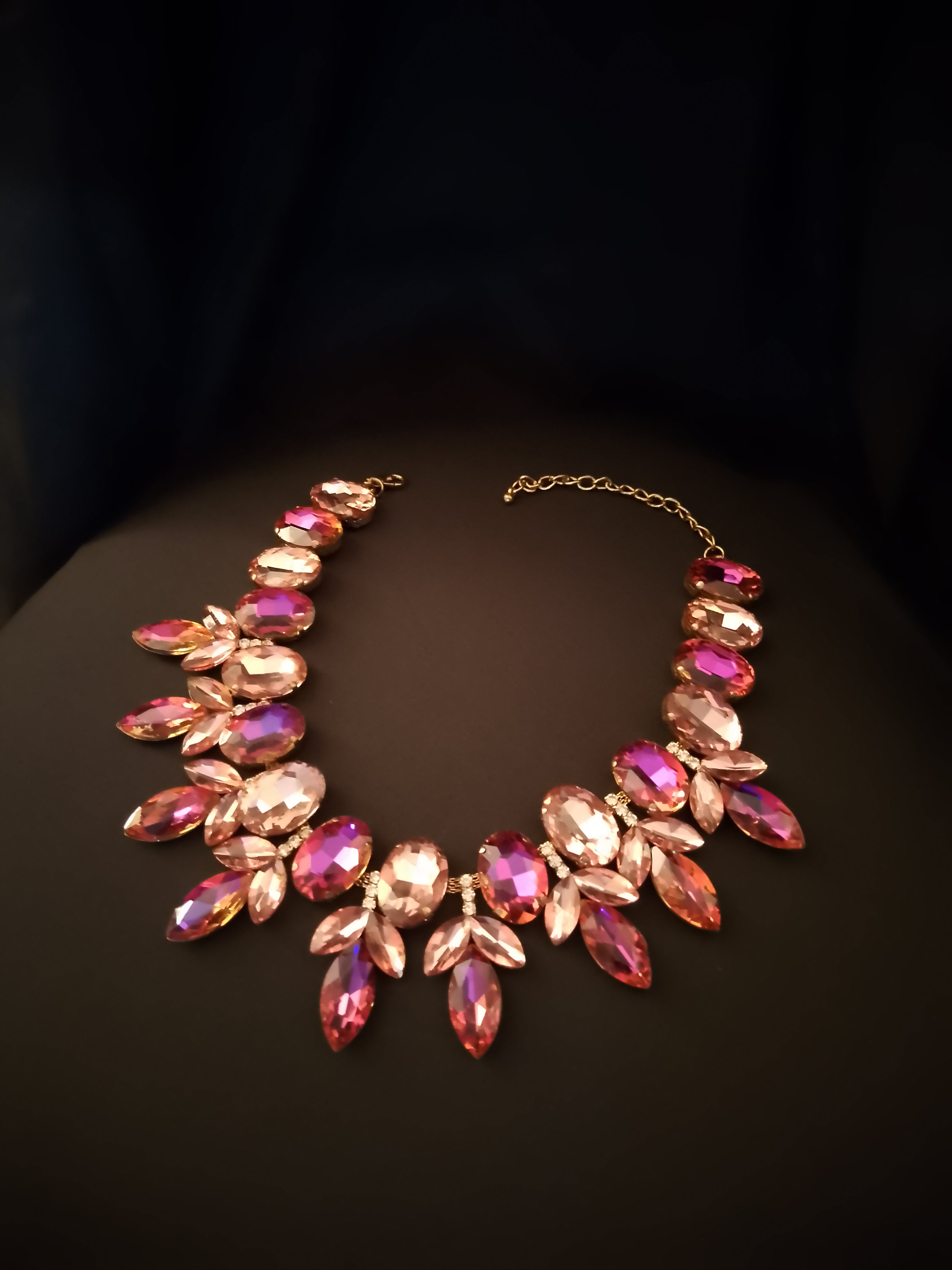 Regal Garden Château Rose Statement Necklace