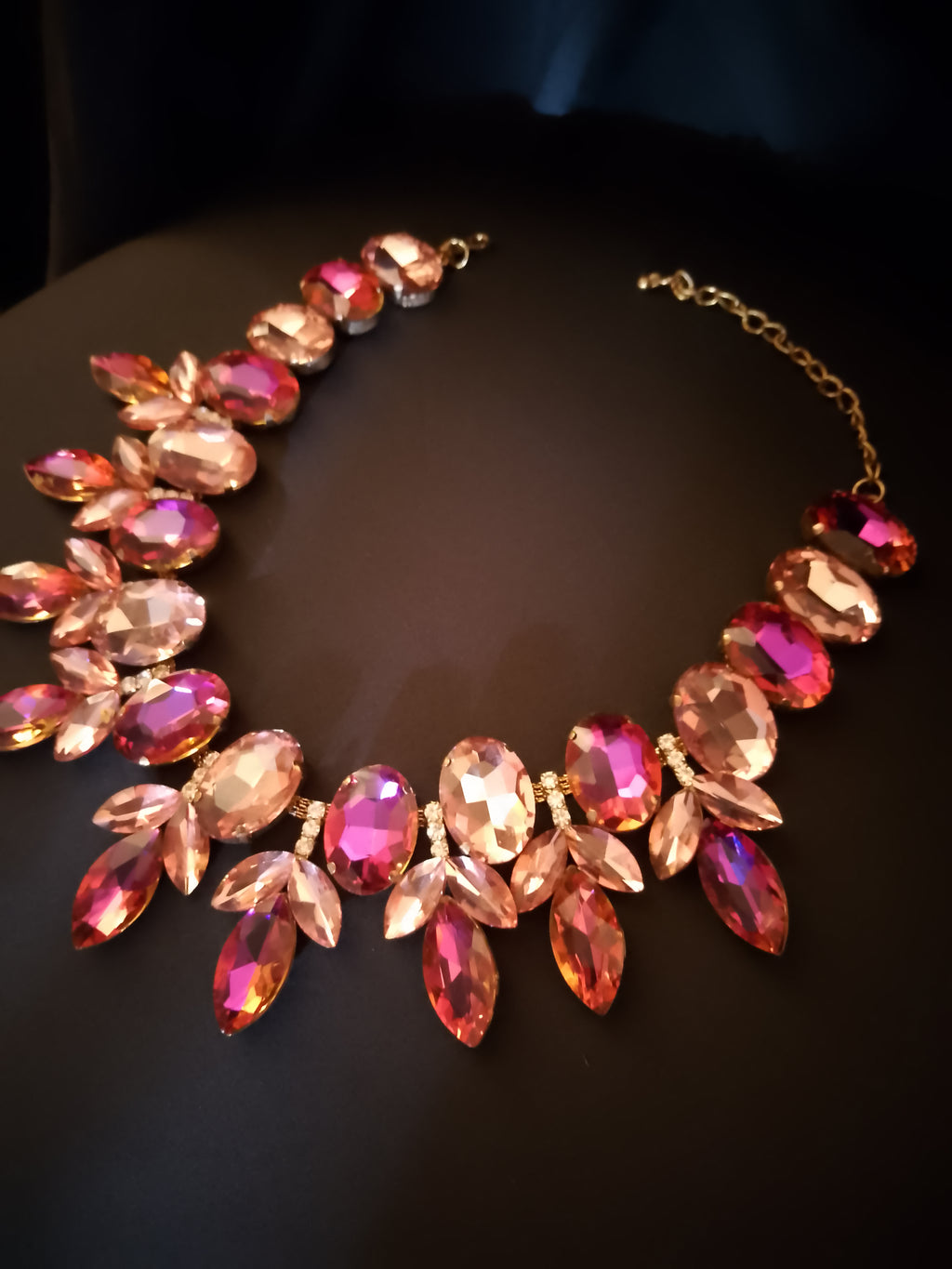 Regal Garden Château Rose Statement Necklace