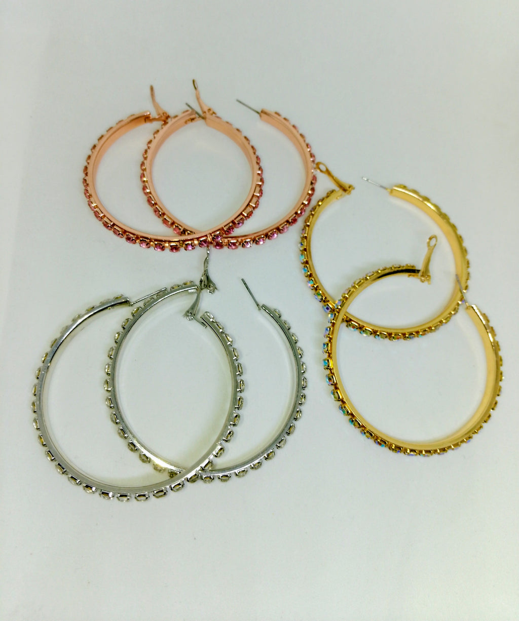 Million Dollar Sugar Diamond Drip Hoop Earrings