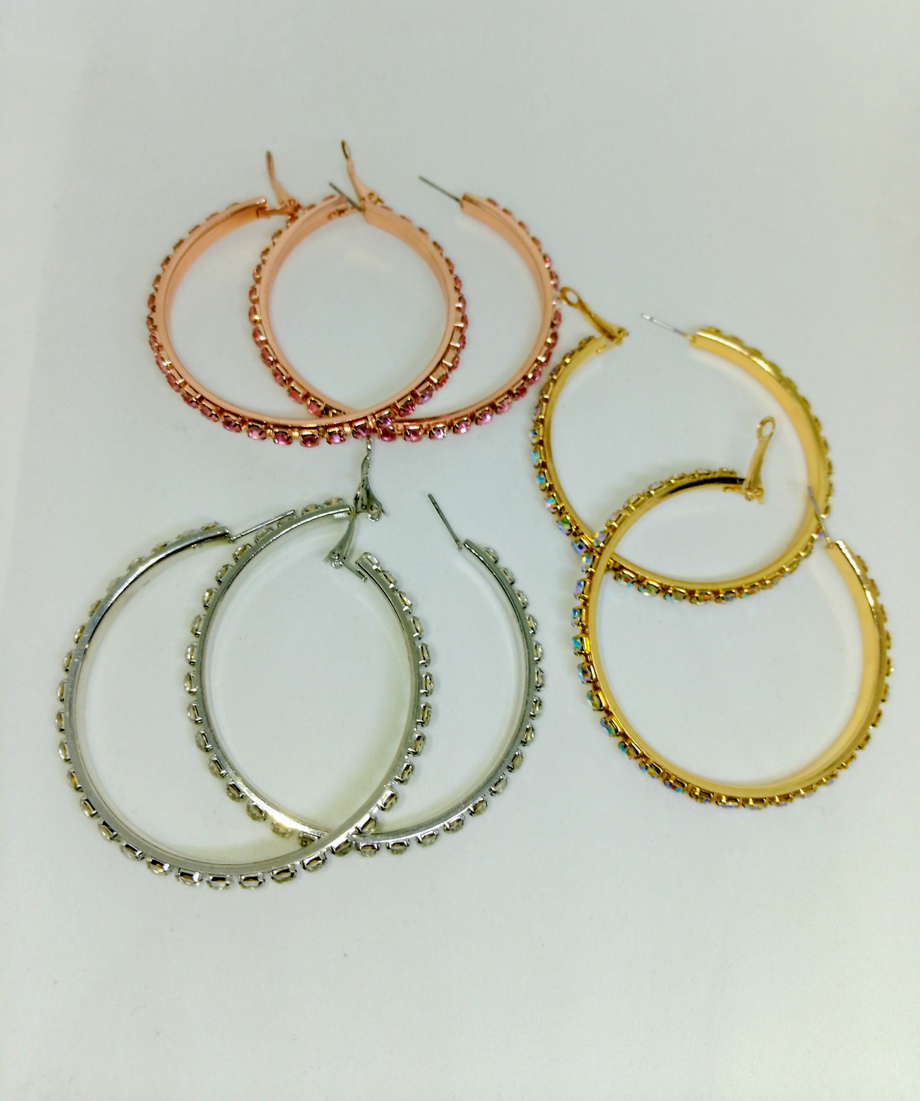 Million Dollar Sugar Diamond Drip Hoop Earrings
