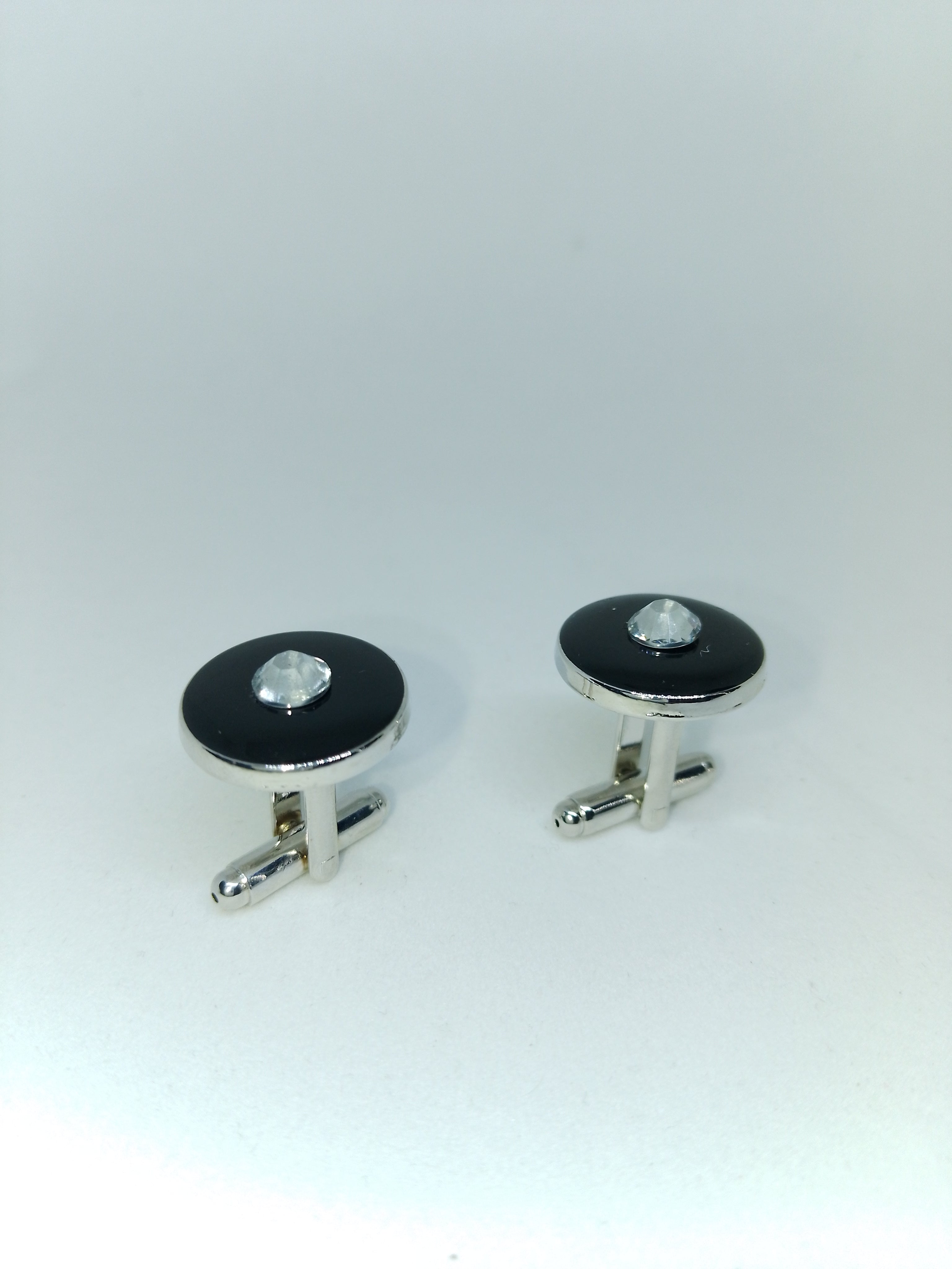 Center Mirage Black Infinity Men's Cufflink Set