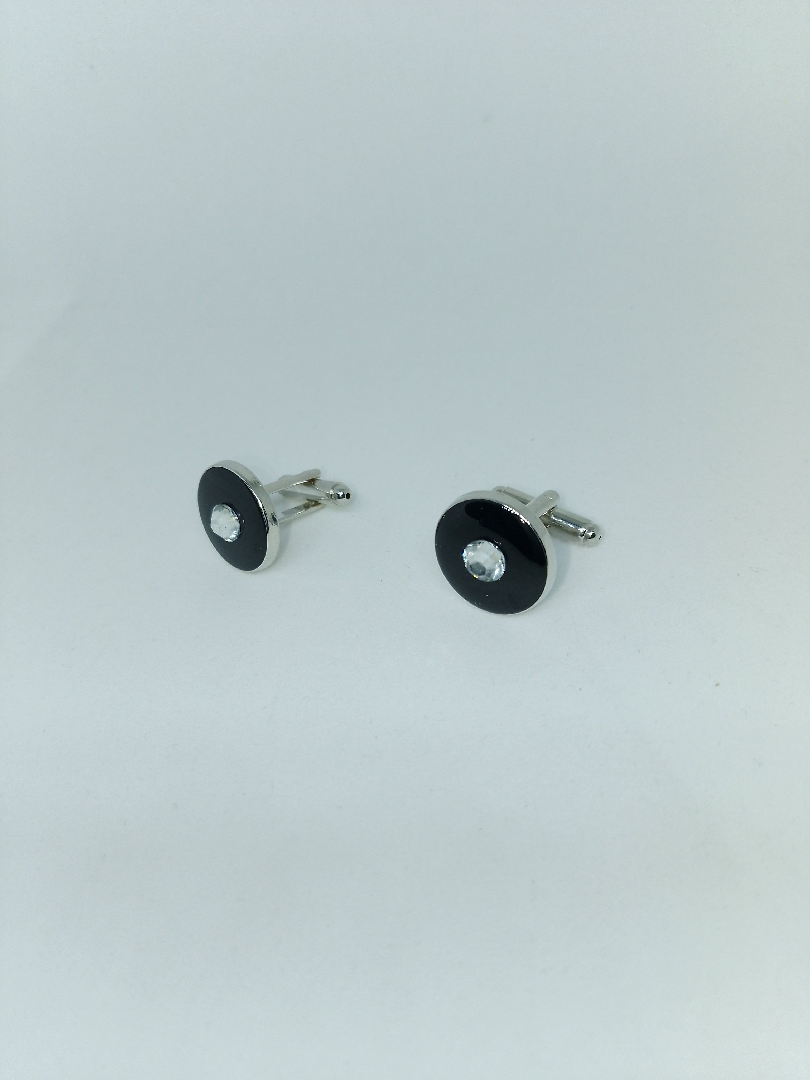 Center Mirage Black Infinity Men's Cufflink Set