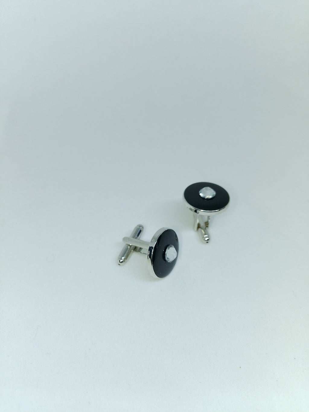 Center Mirage Black Infinity Men's Cufflink Set