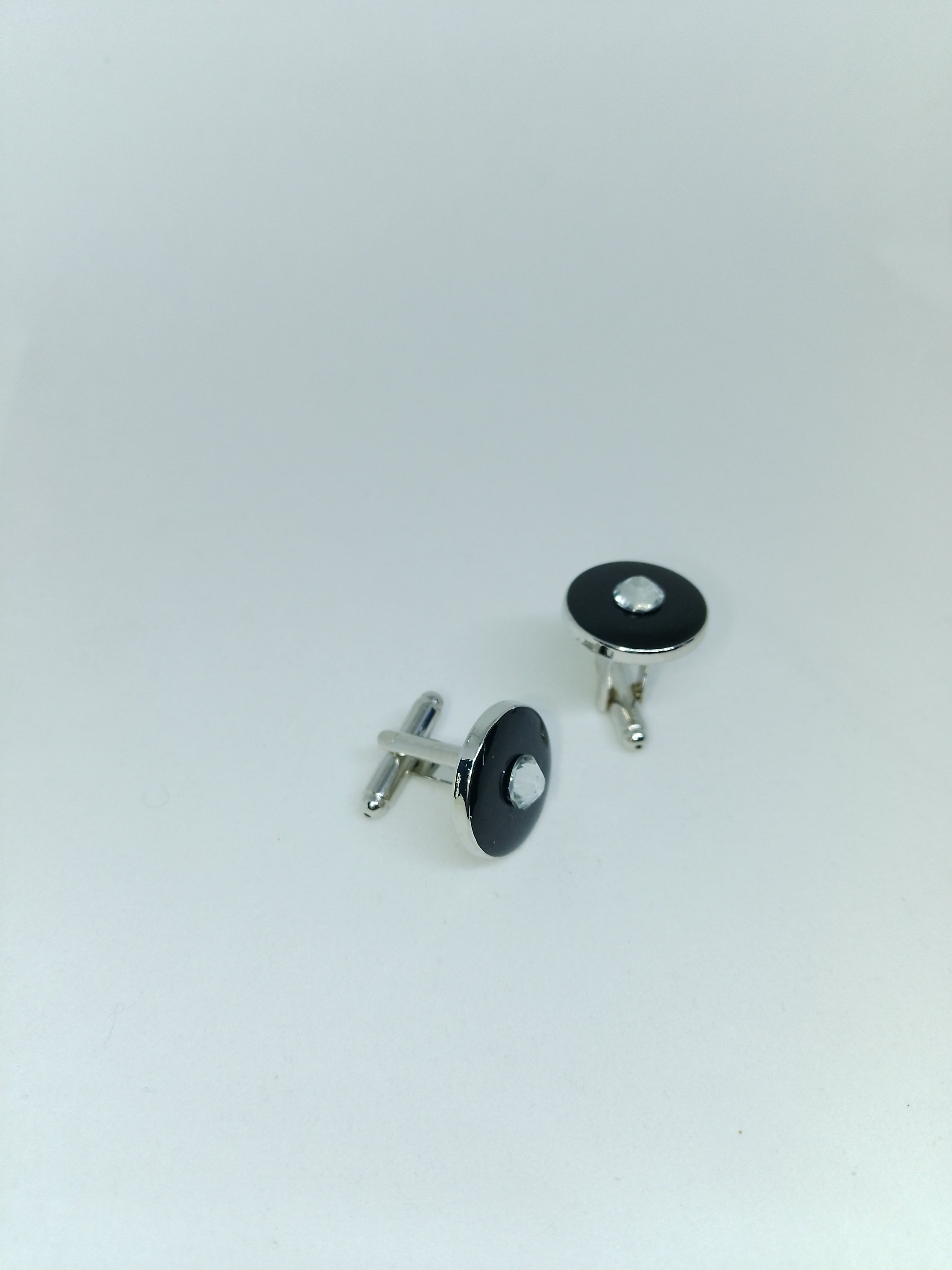 Center Mirage Black Infinity Men's Cufflink Set