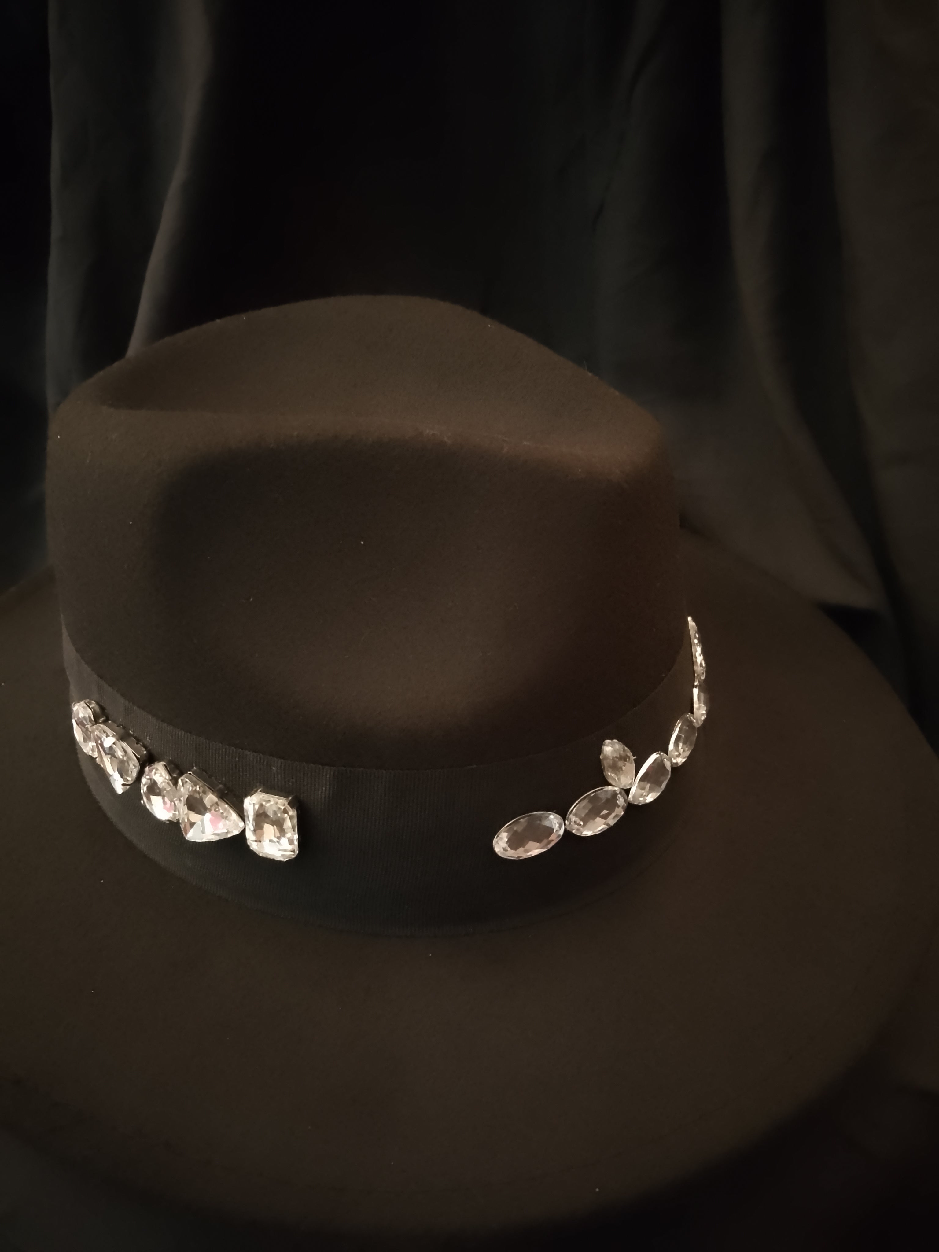 Night Sky Of Lights Stella Black Fedora