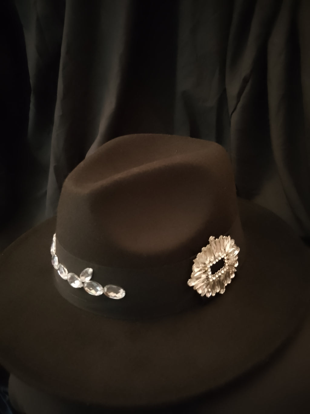 Night Sky Of Lights Stella Black Fedora