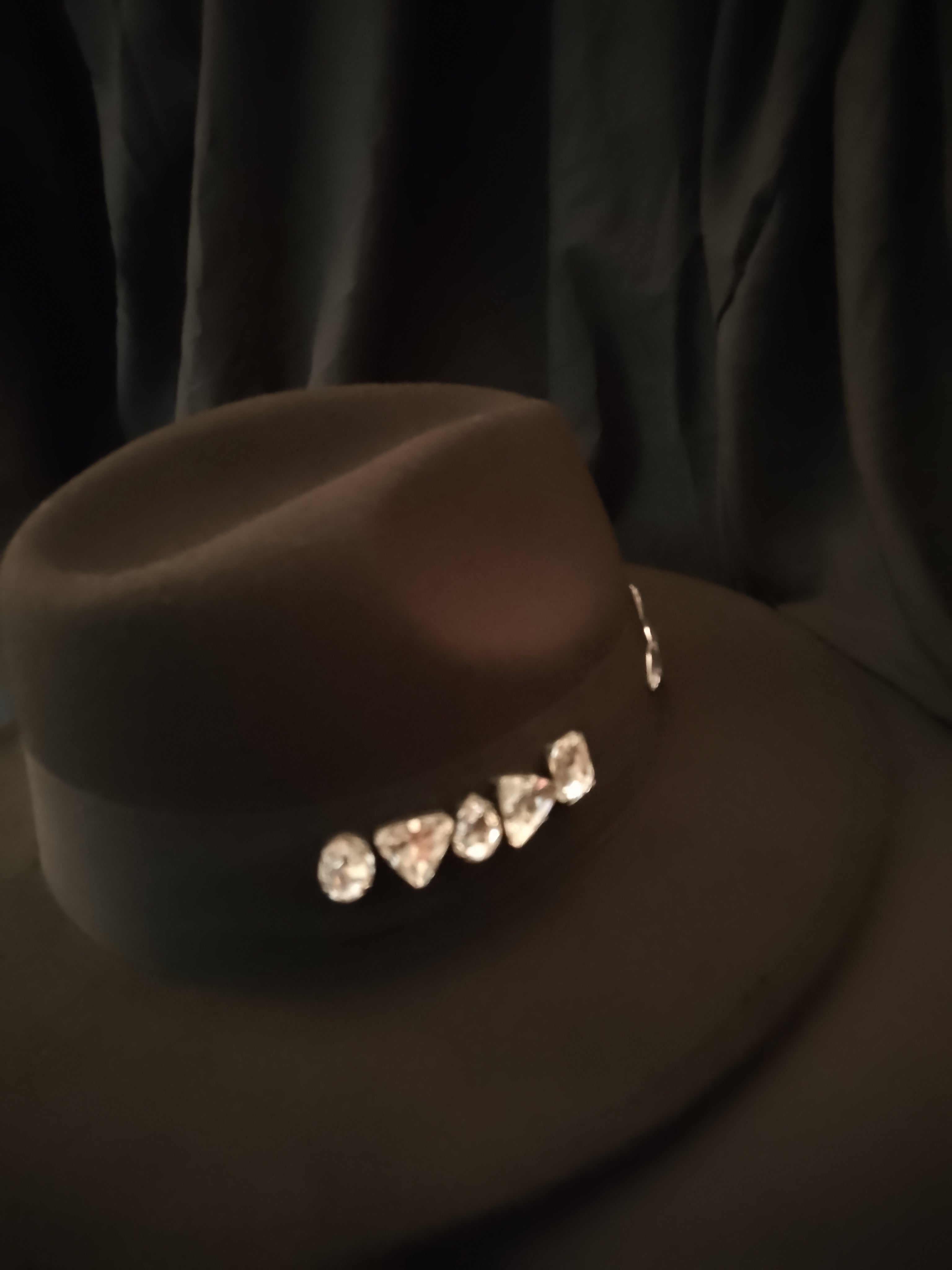 Night Sky Of Lights Stella Black Fedora